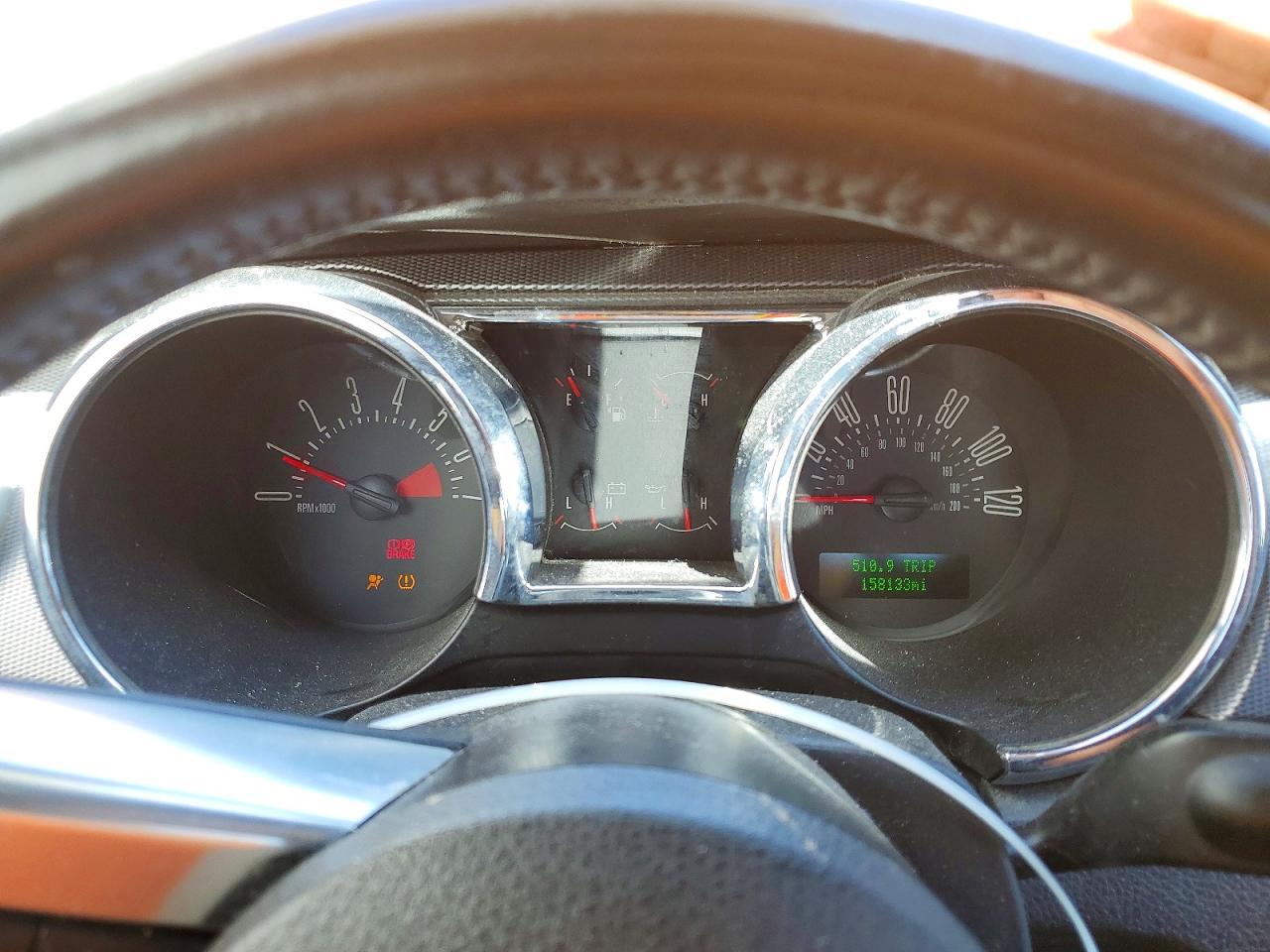 2008 Ford Mustang Orange vin: 1ZVHT80N585196288