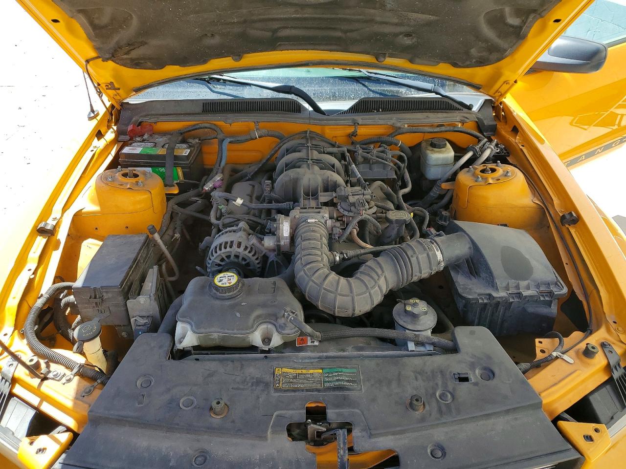 2008 Ford Mustang Orange vin: 1ZVHT80N585196288