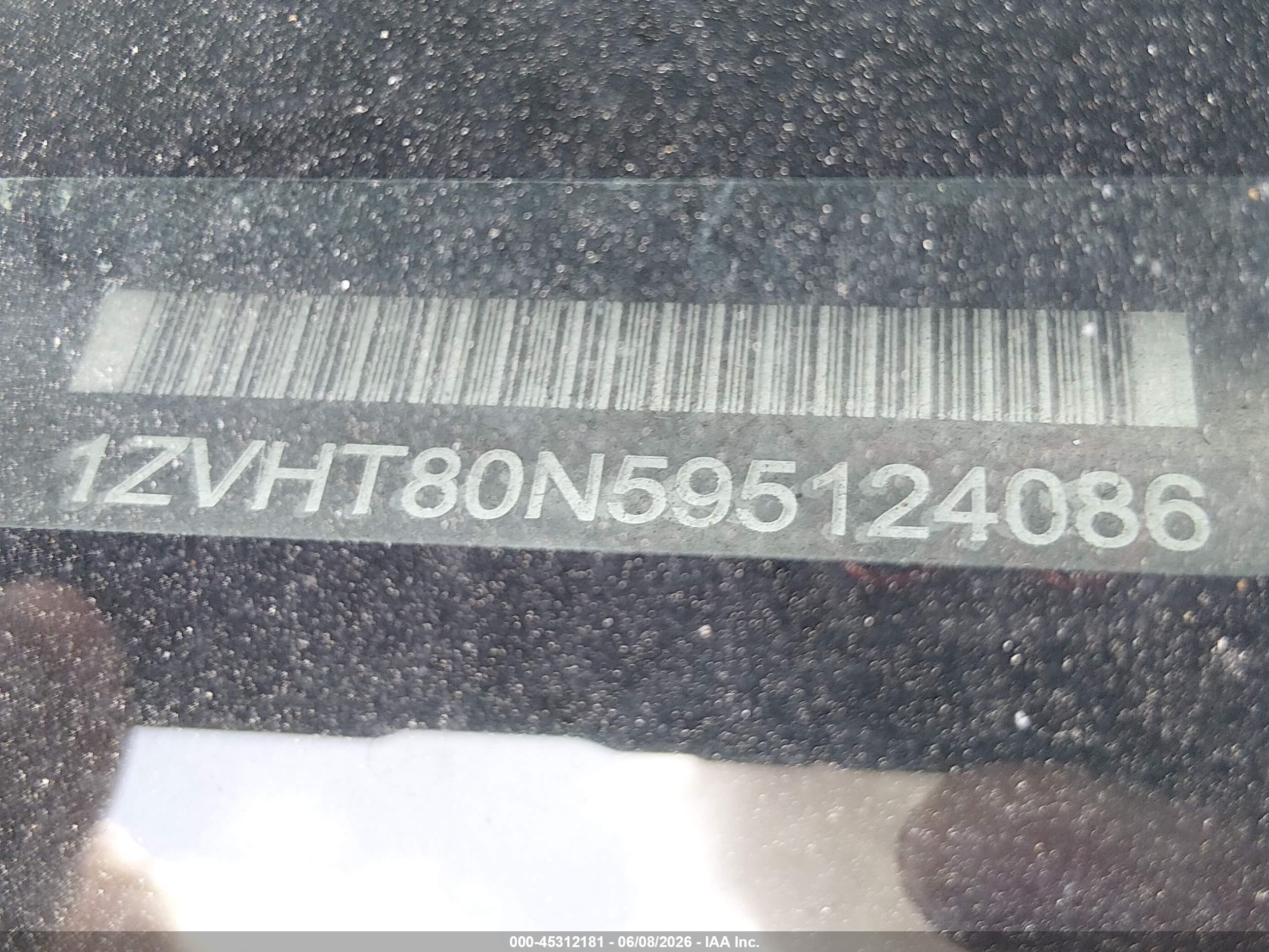2009 Ford Mustang V6/v6 Premium Синий vin: 1ZVHT80N595124086