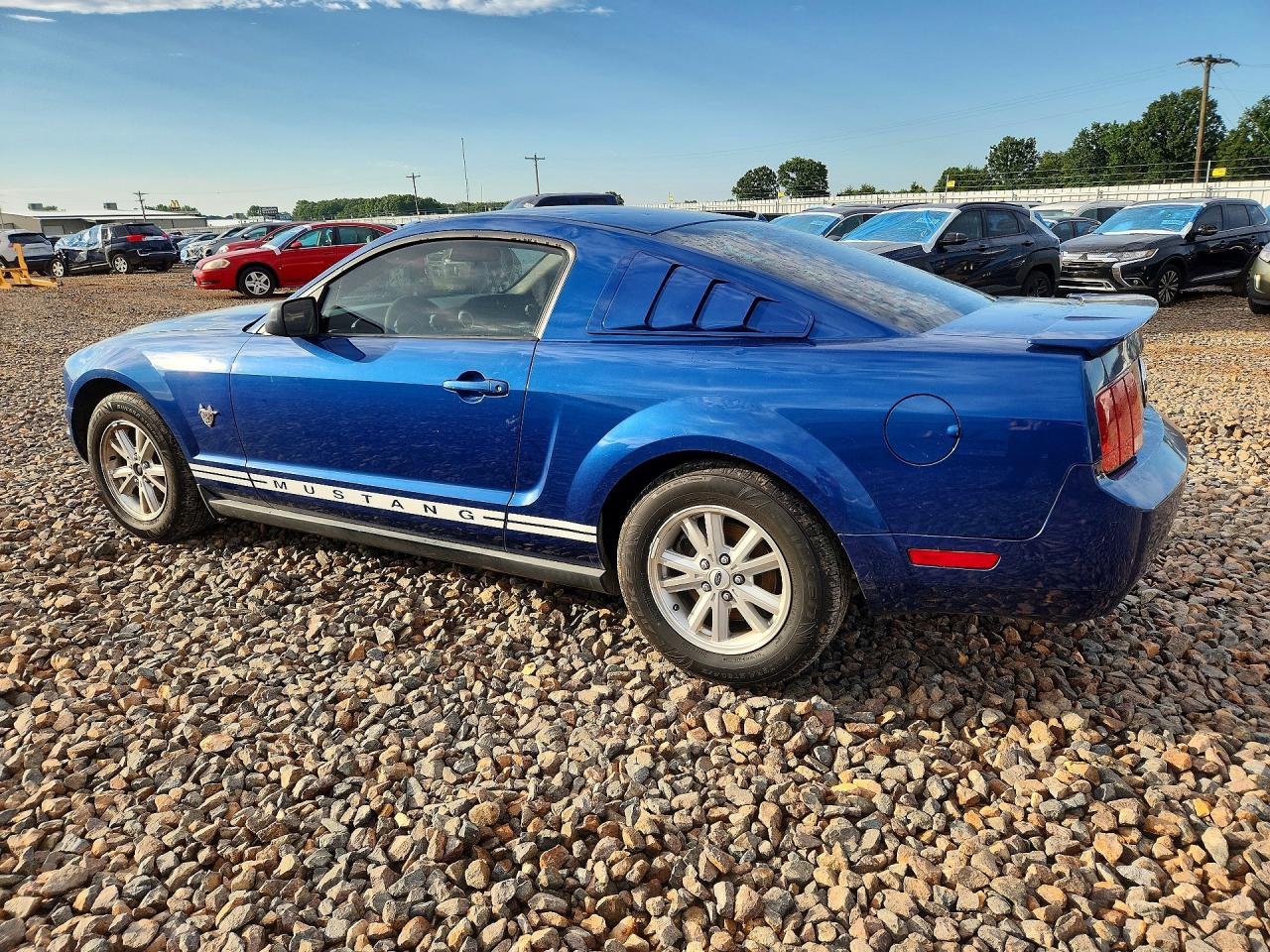 2009 Ford Mustang Blue vin: 1ZVHT80N595134388