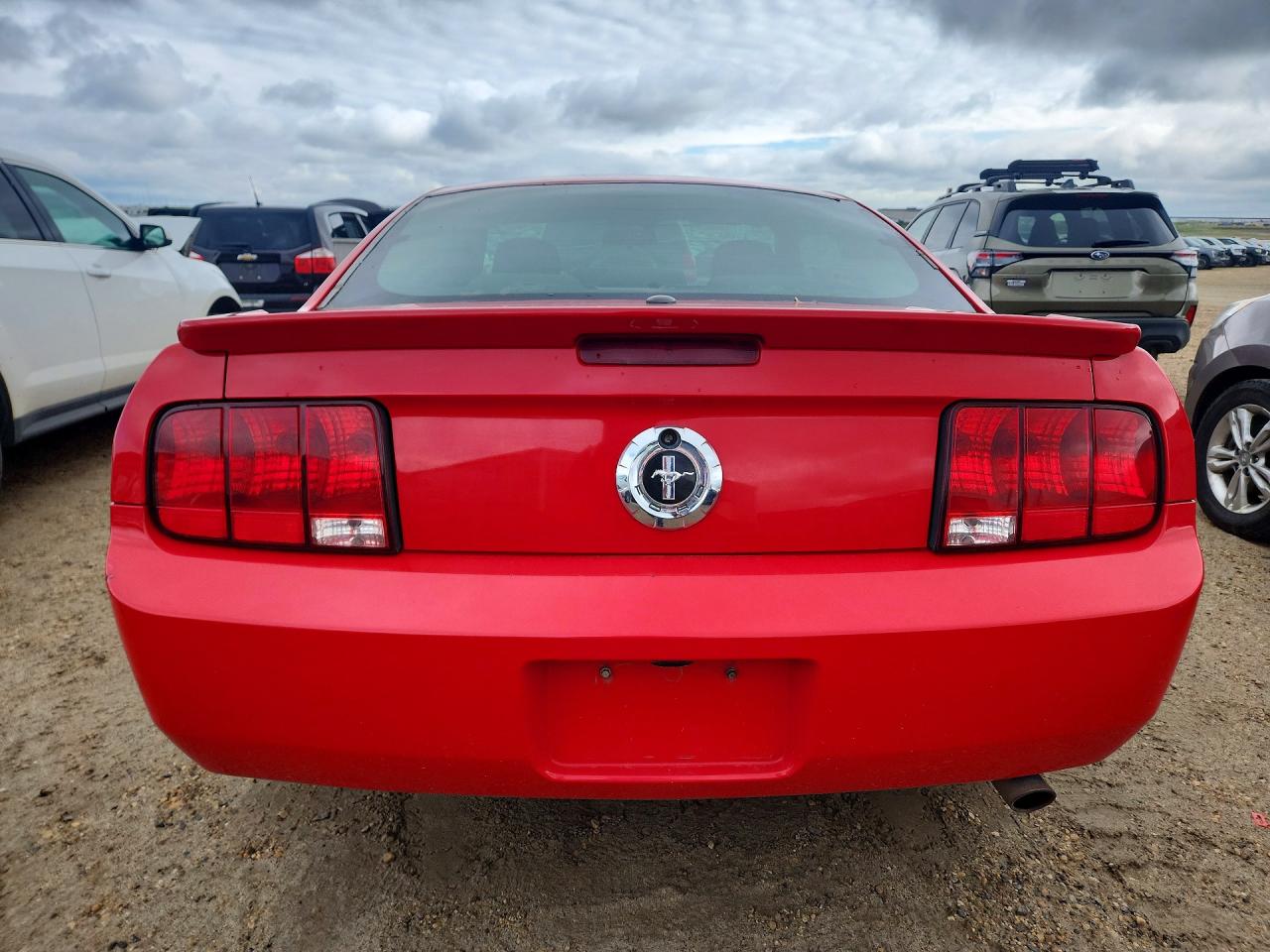 2008 Ford Mustang Красный vin: 1ZVHT80N685148010