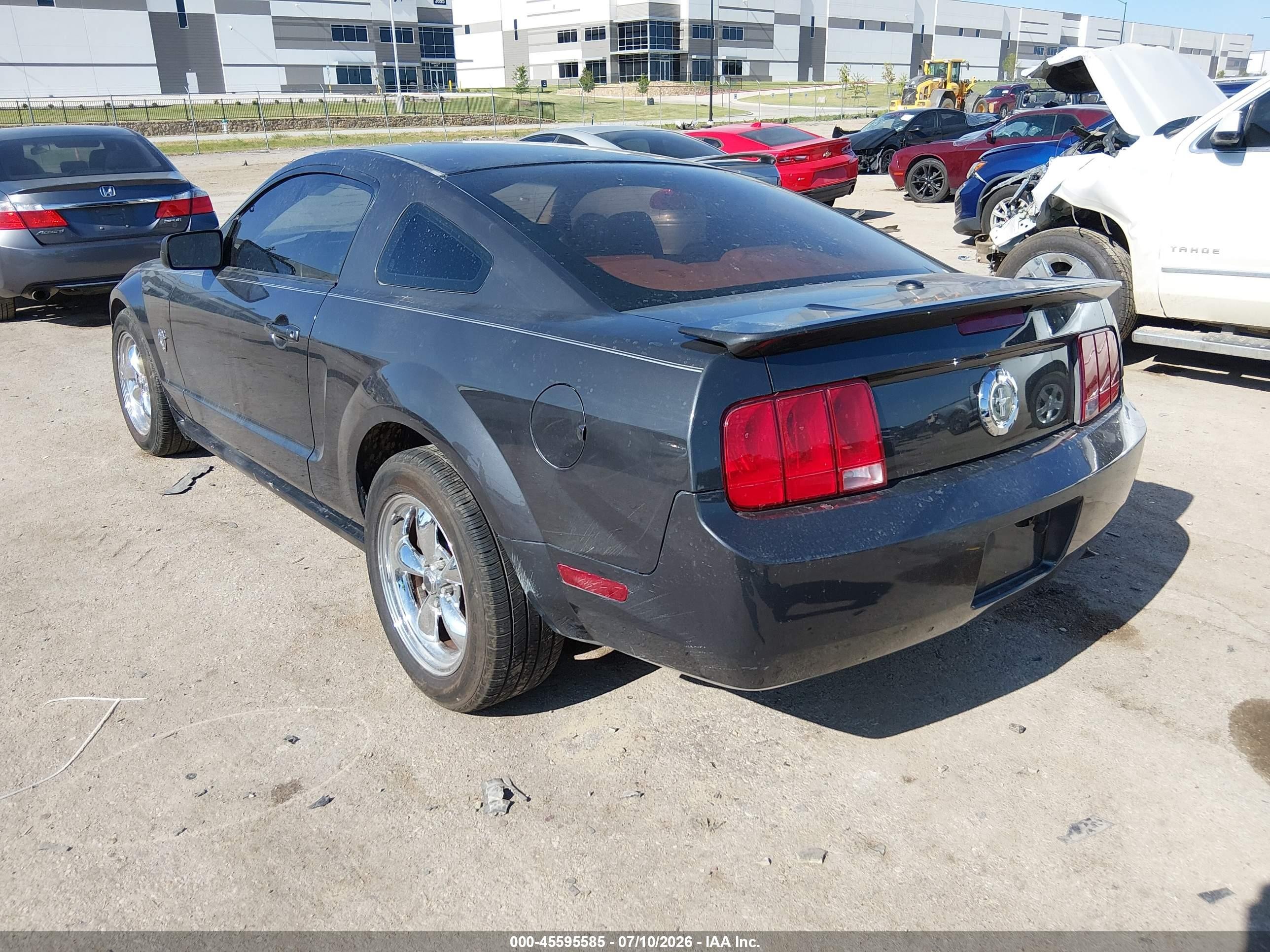 2009 Ford Mustang V6/v6 Premium Black vin: 1ZVHT80N695101934