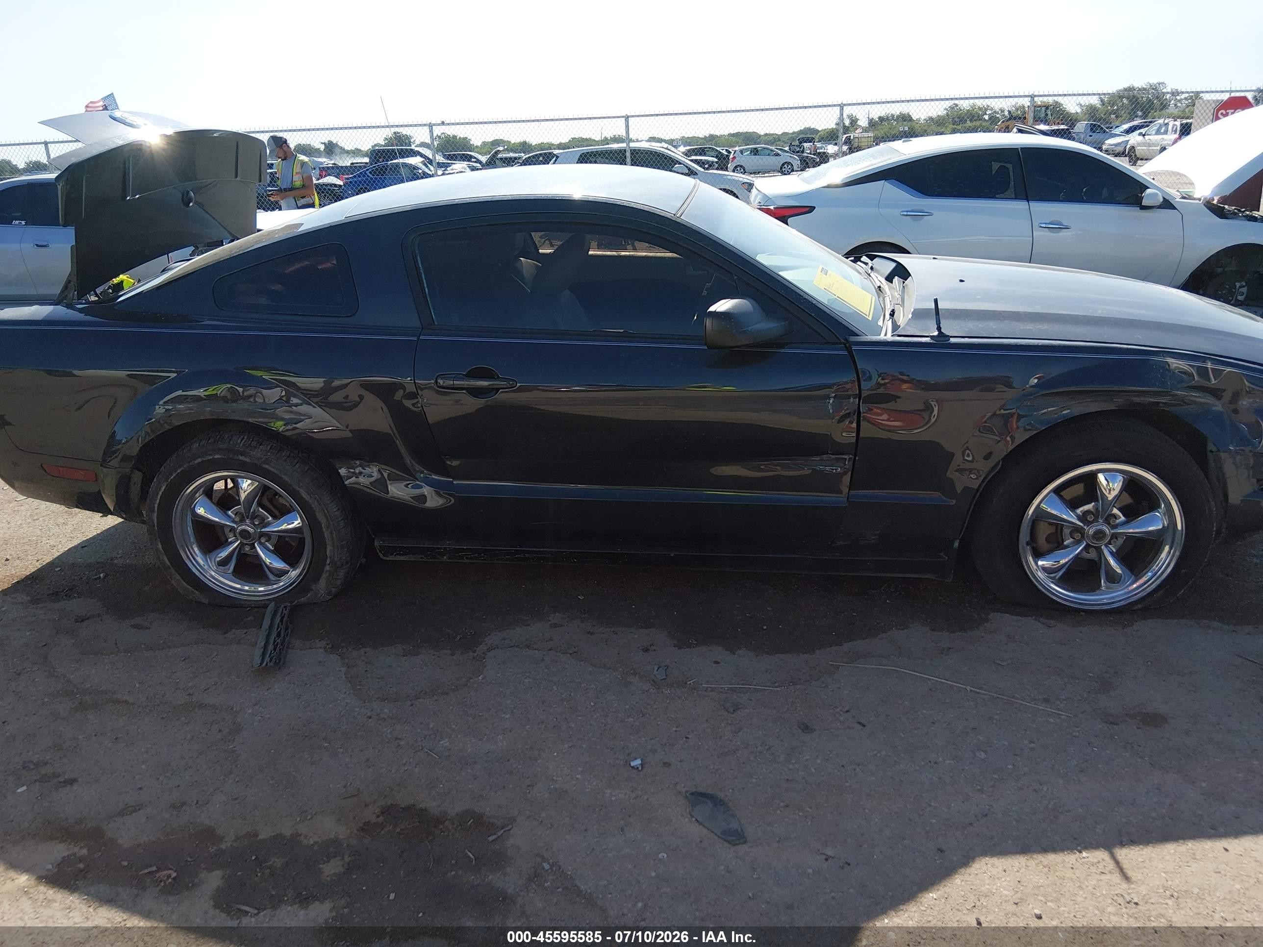 2009 Ford Mustang V6/v6 Premium Black vin: 1ZVHT80N695101934