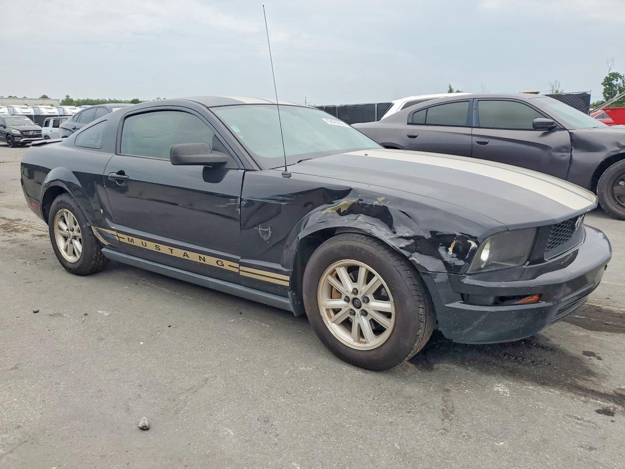 2009 Ford Mustang Black vin: 1ZVHT80N695137042