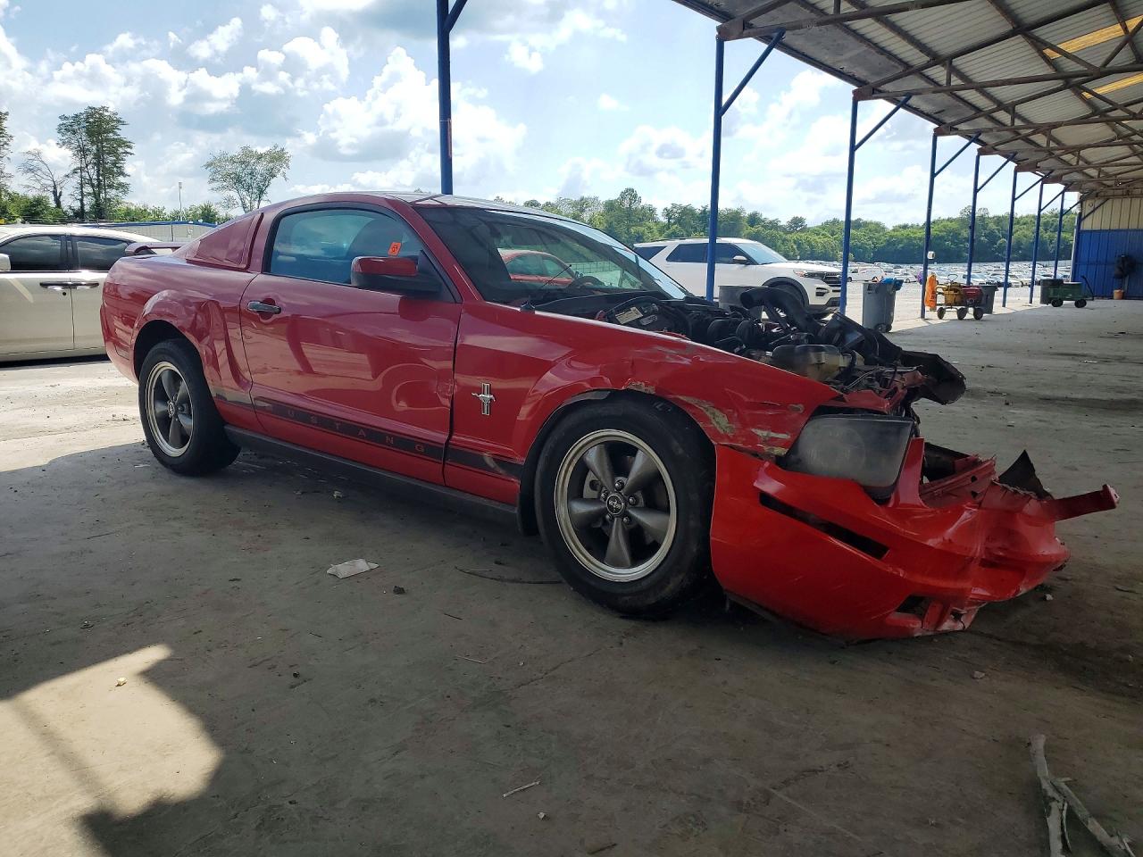 2006 Ford Mustang Red vin: 1ZVHT80N765139121