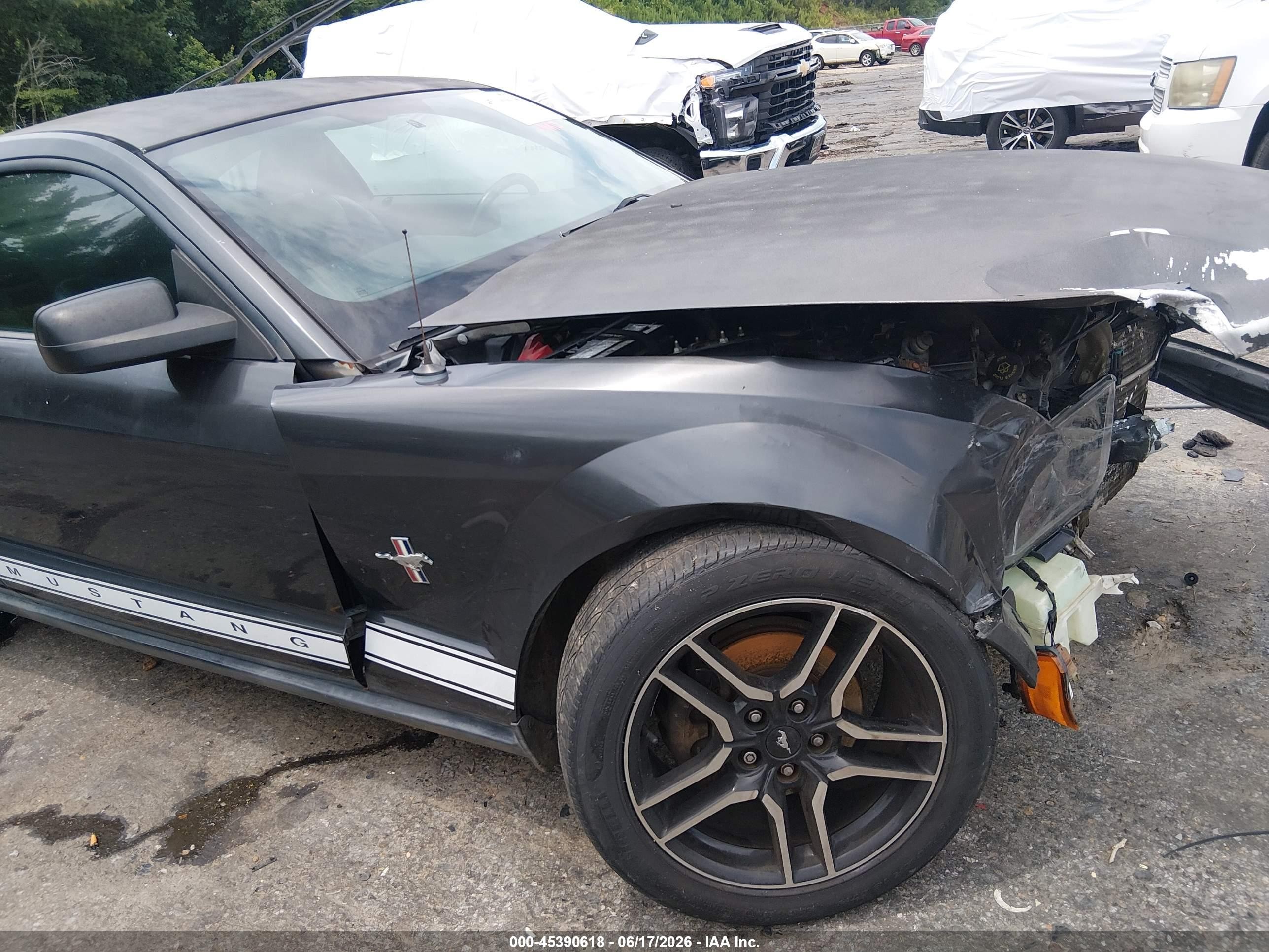 2008 Ford Mustang V6 Deluxe/v6 Premium Black vin: 1ZVHT80N785111578