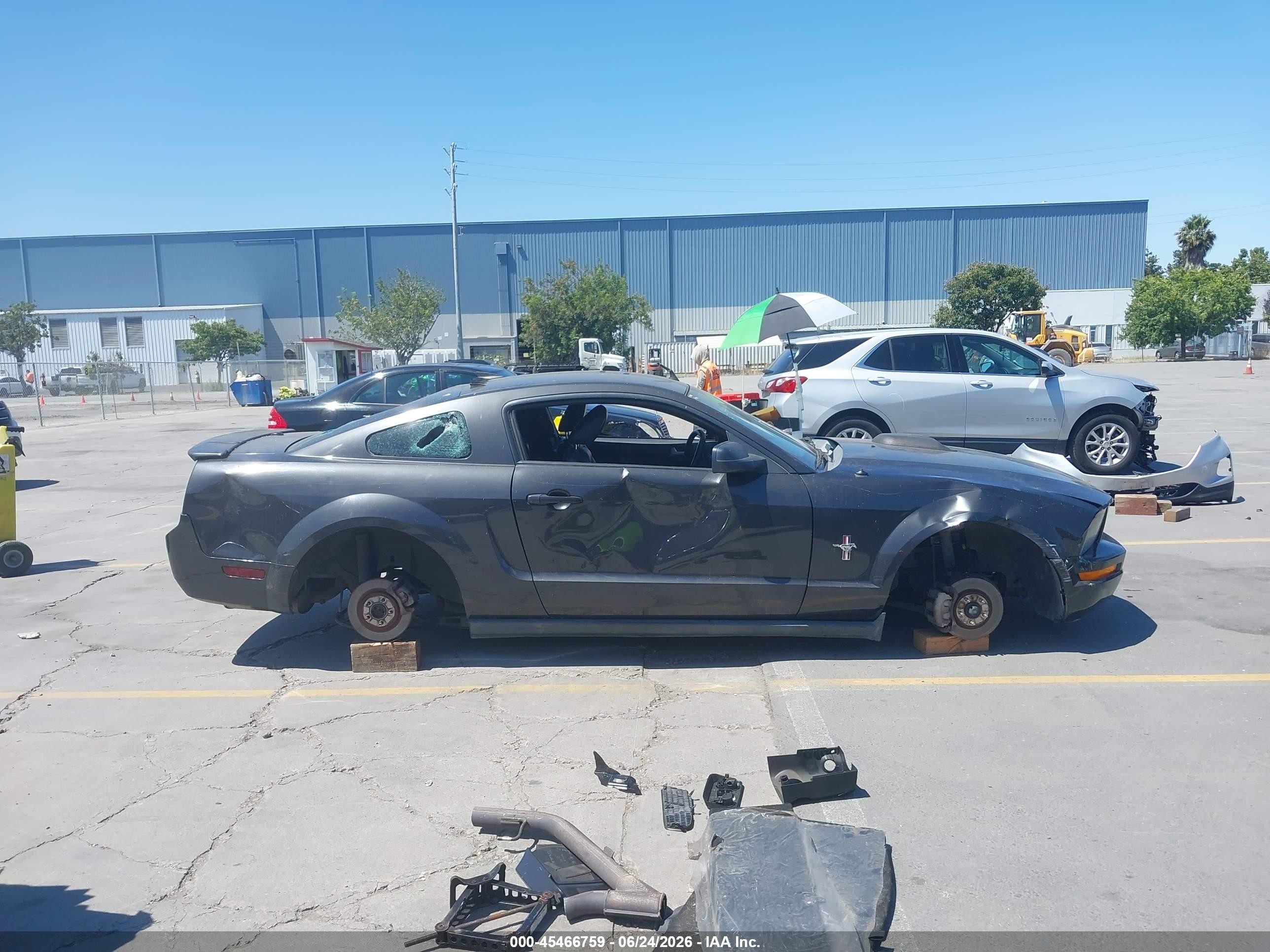 2008 Ford Mustang V6 Premium Black vin: 1ZVHT80N785134973