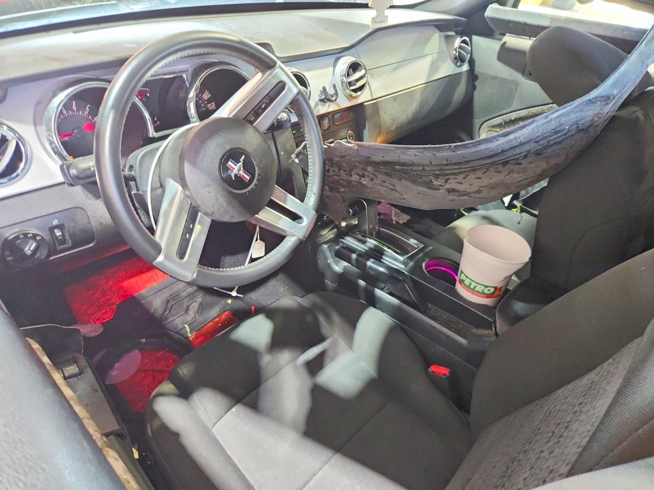 2009 Ford Mustang Red vin: 1ZVHT80N795102333