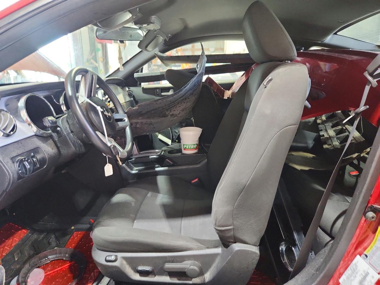 2009 Ford Mustang Red vin: 1ZVHT80N795102333
