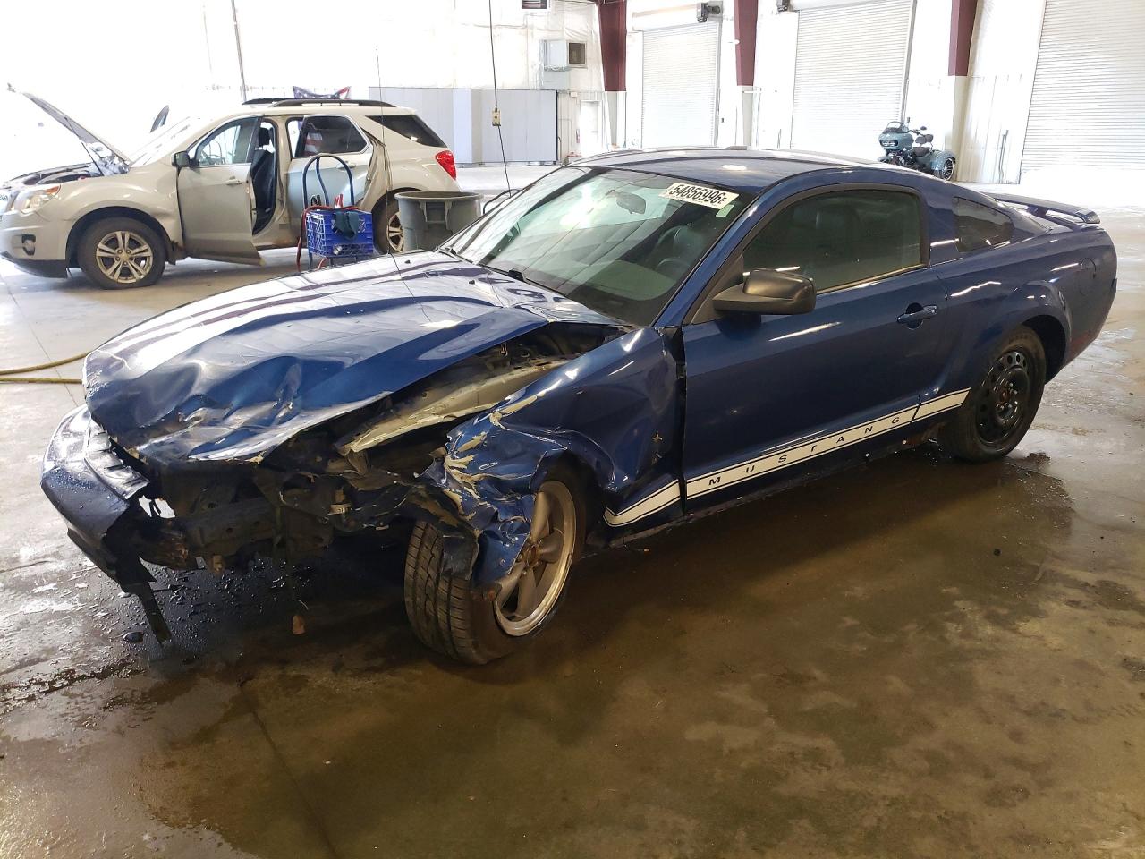 2006 Ford Mustang Blue vin: 1ZVHT80N865240412