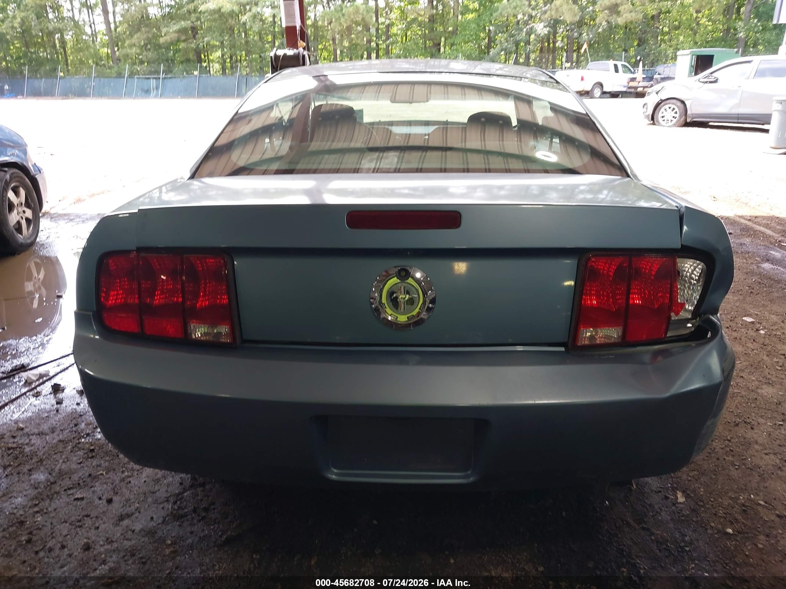 2006 Ford Mustang V6 Light Blue vin: 1ZVHT80N865260465