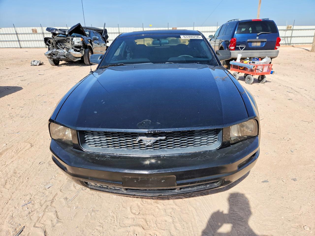 2008 Ford Mustang Black vin: 1ZVHT80N885132505