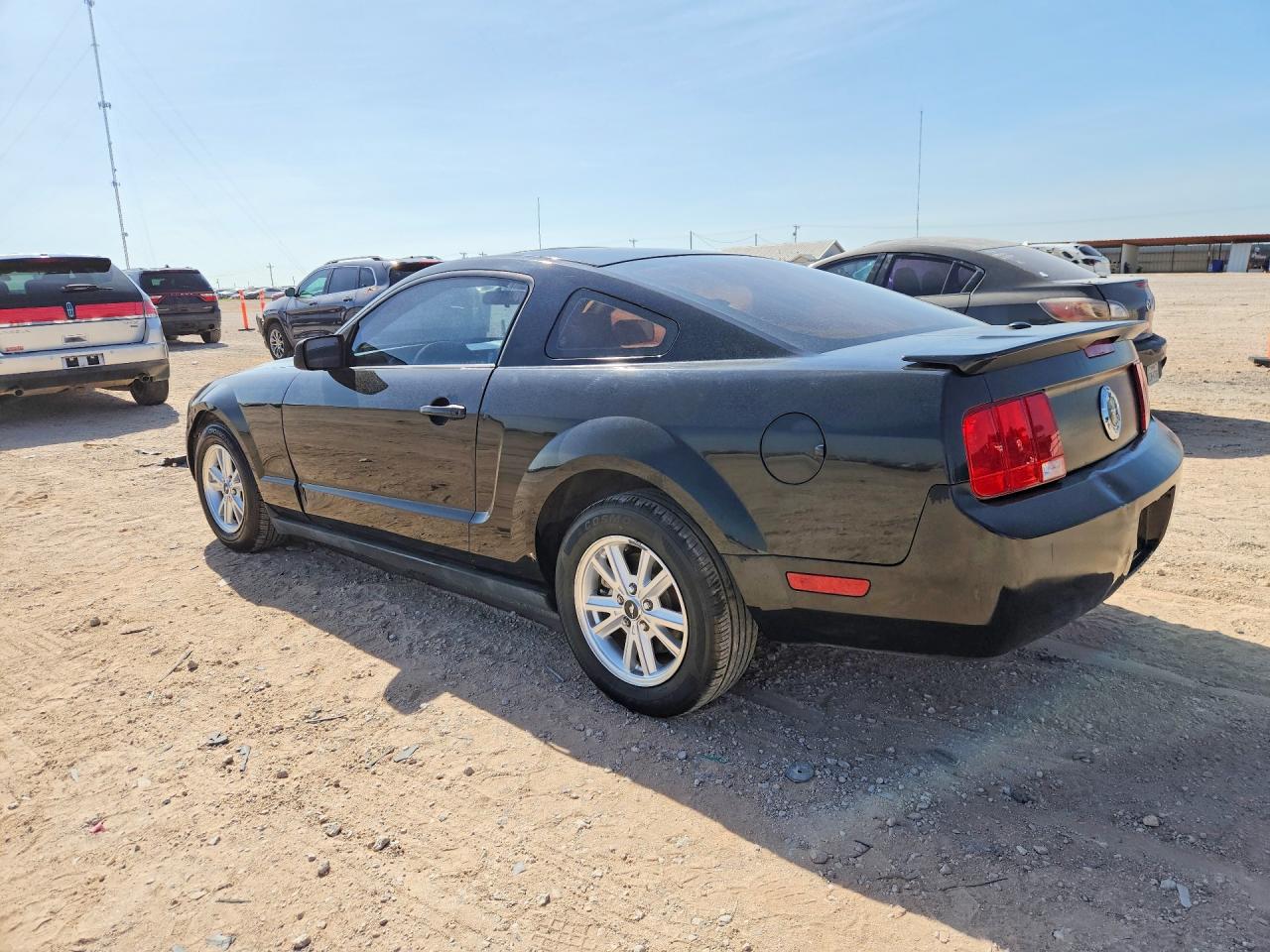 2008 Ford Mustang Black vin: 1ZVHT80N885132505