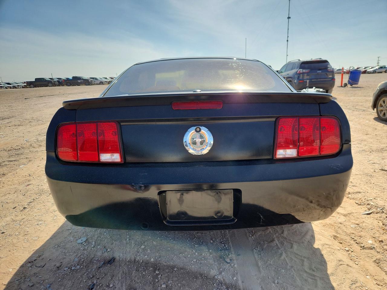 2008 Ford Mustang Black vin: 1ZVHT80N885132505
