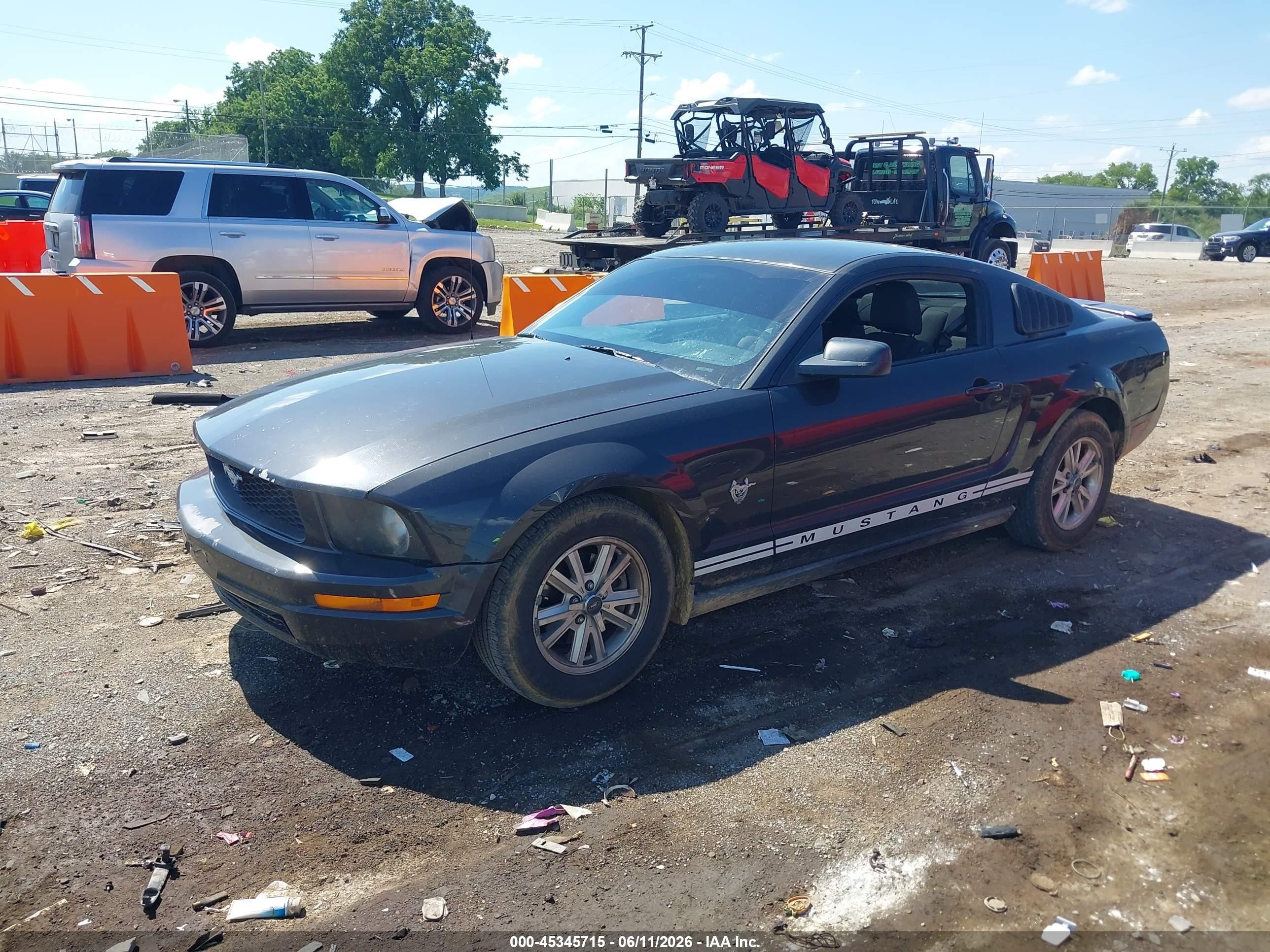 2009 Ford Mustang V6/v6 Premium Gray vin: 1ZVHT80N895141500
