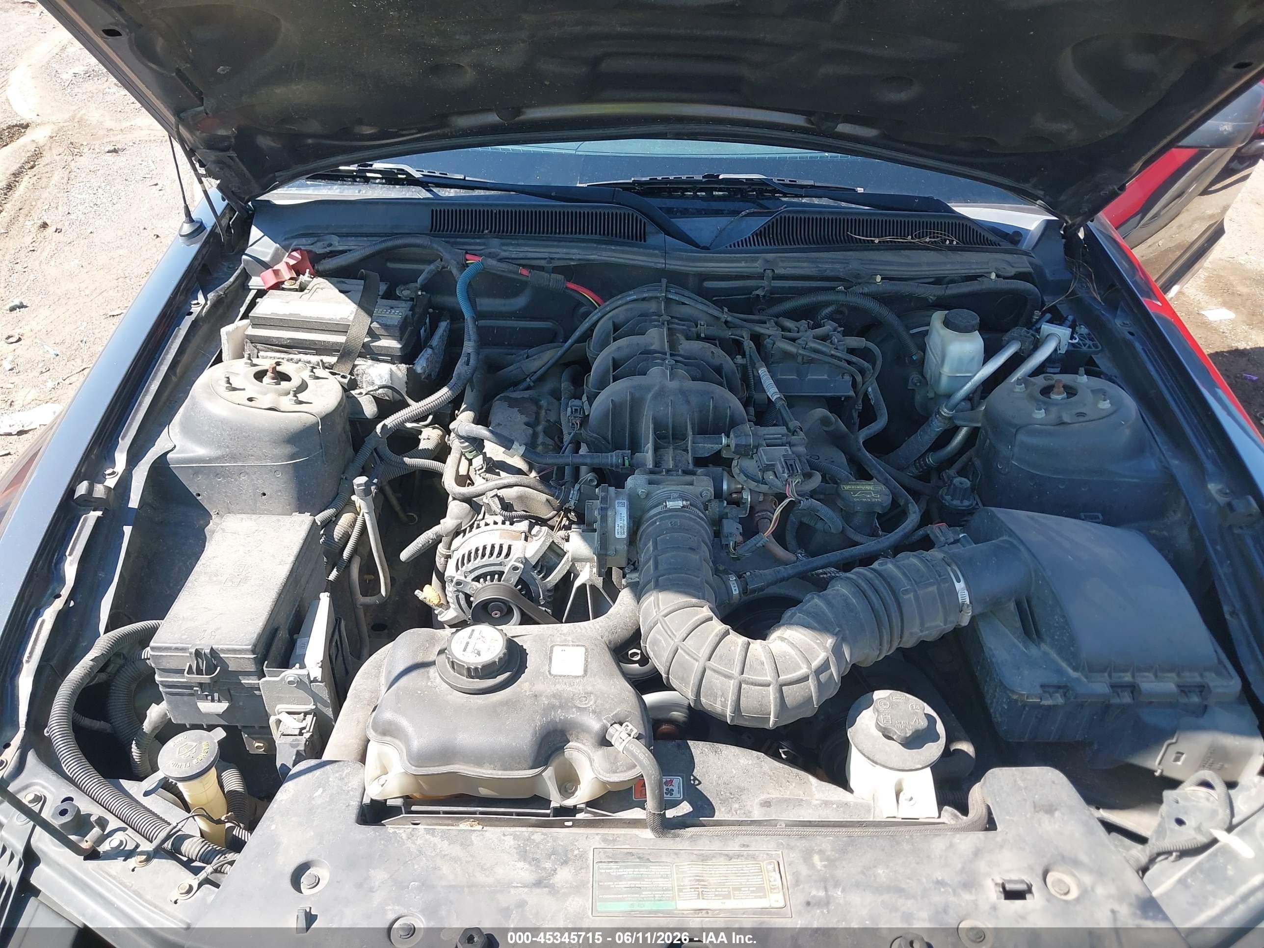 2009 Ford Mustang V6/v6 Premium Gray vin: 1ZVHT80N895141500