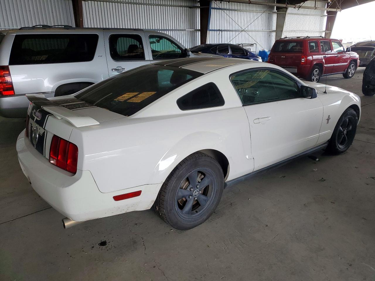 2006 Ford Mustang White vin: 1ZVHT80N965150119