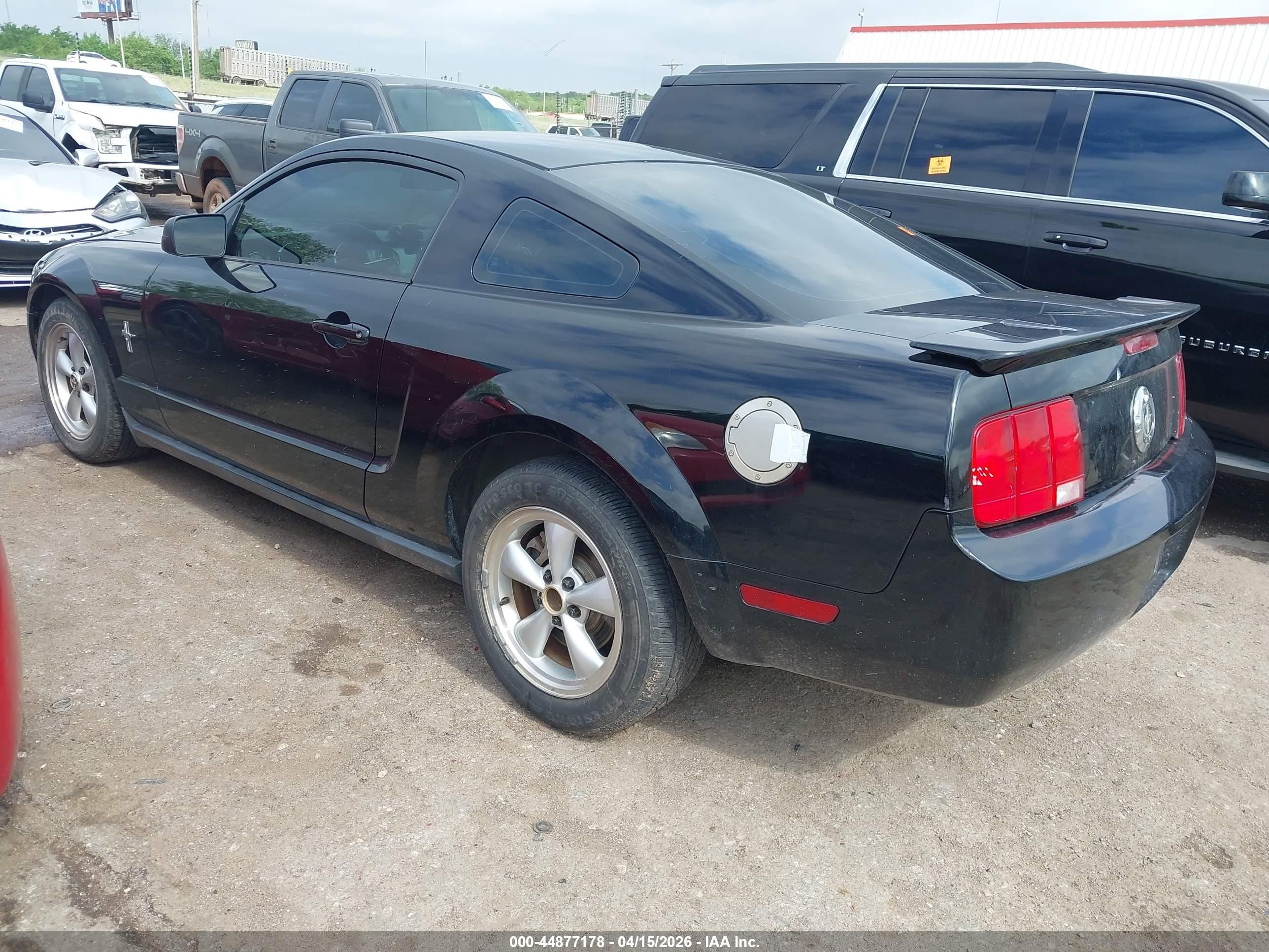 2007 Ford Mustang V6 Deluxe/v6 Premium Black vin: 1ZVHT80N975325129