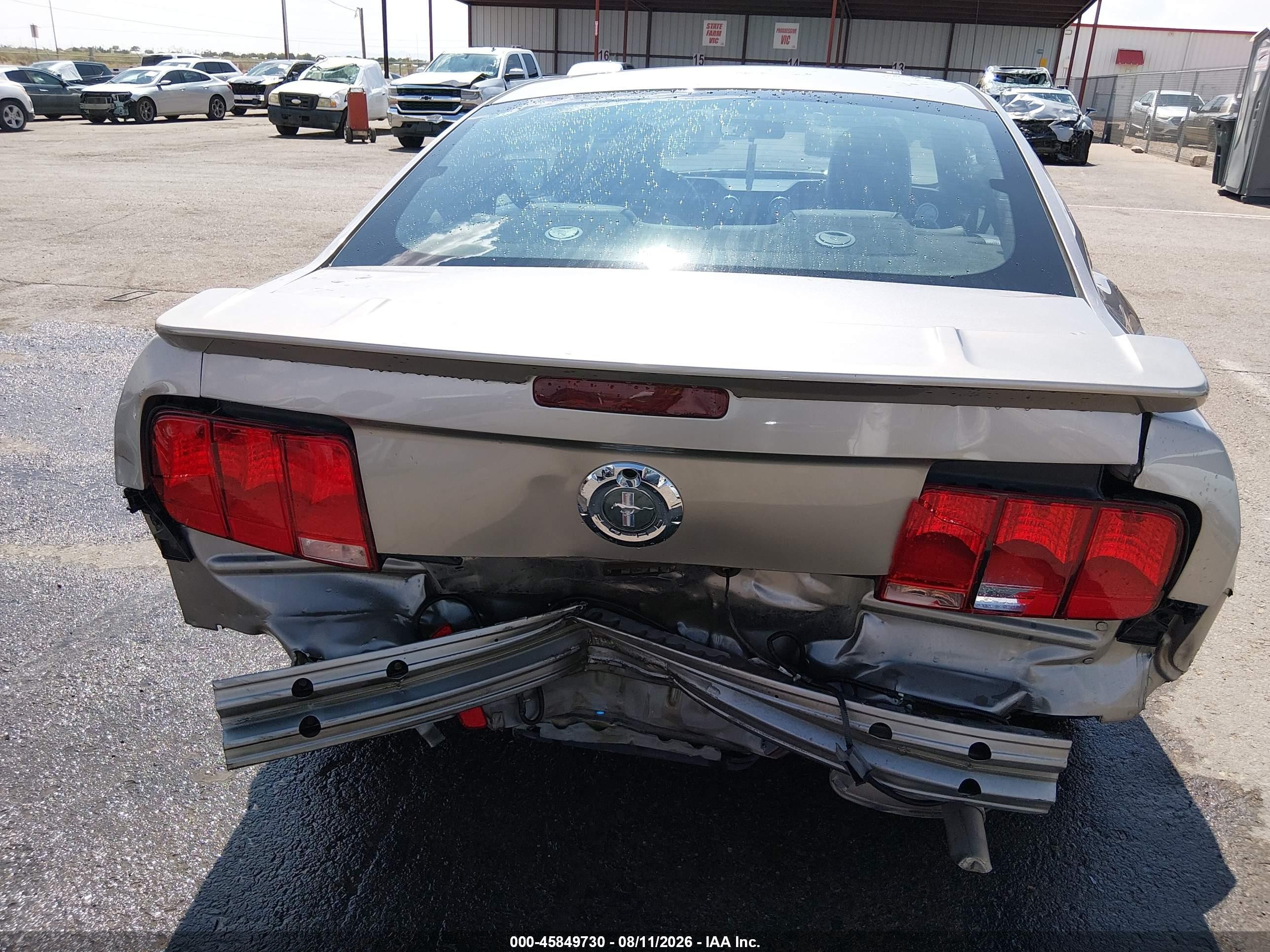 2008 Ford Mustang V6 Deluxe/v6 Premium Silver vin: 1ZVHT80N985153945