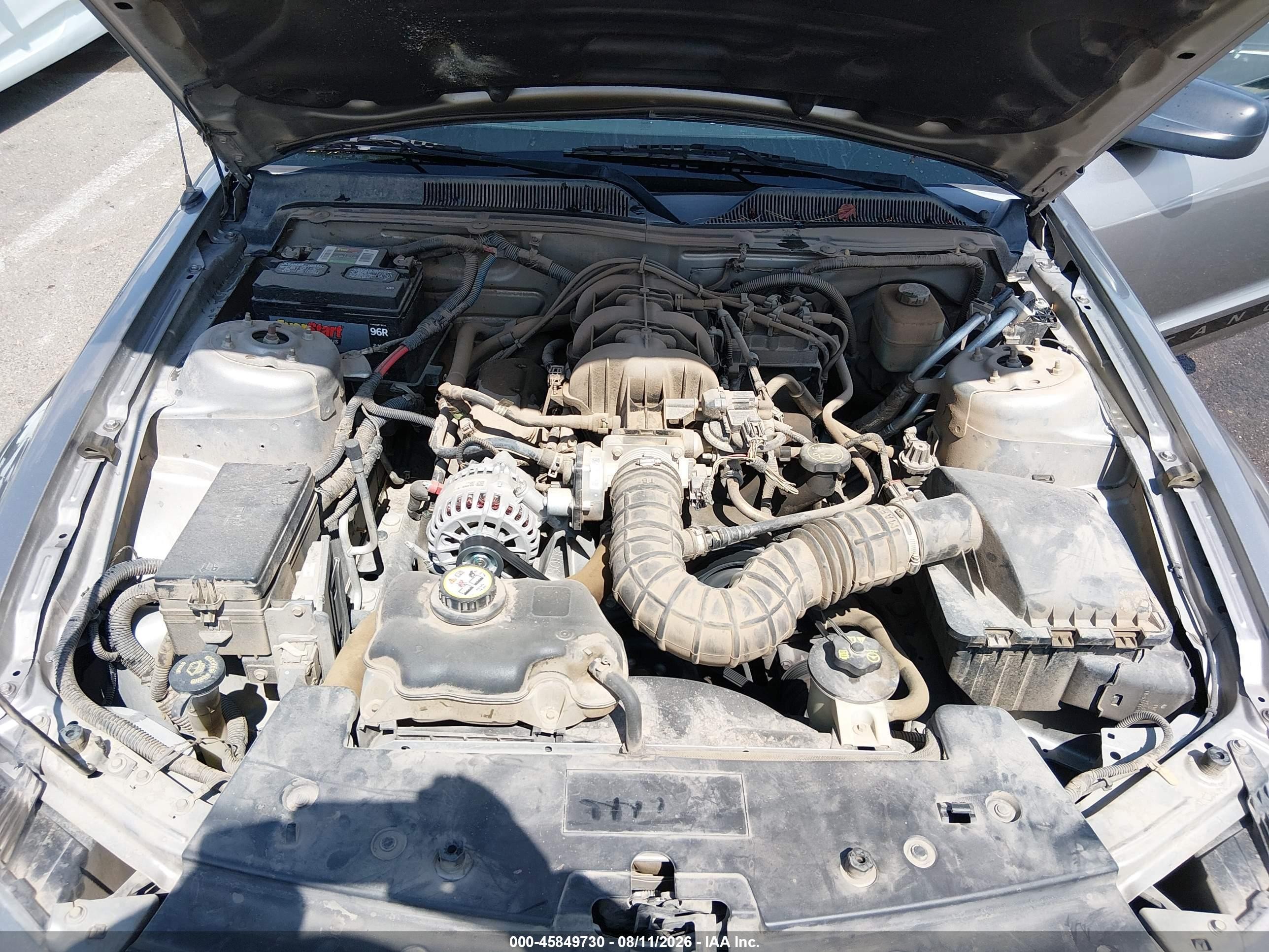 2008 Ford Mustang V6 Deluxe/v6 Premium Silver vin: 1ZVHT80N985153945