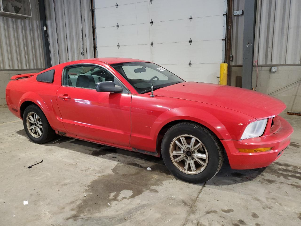 2009 Ford Mustang Red vin: 1ZVHT80N995121689
