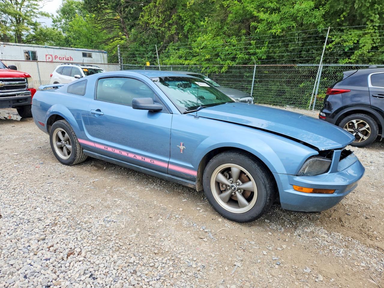 2006 Ford Mustang Blue vin: 1ZVHT80NX65191570