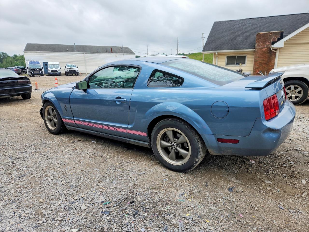 2006 Ford Mustang Blue vin: 1ZVHT80NX65191570