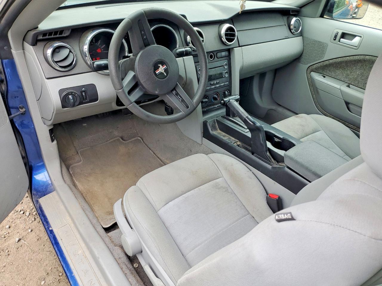 2008 Ford Mustang Blue vin: 1ZVHT80NX85114748