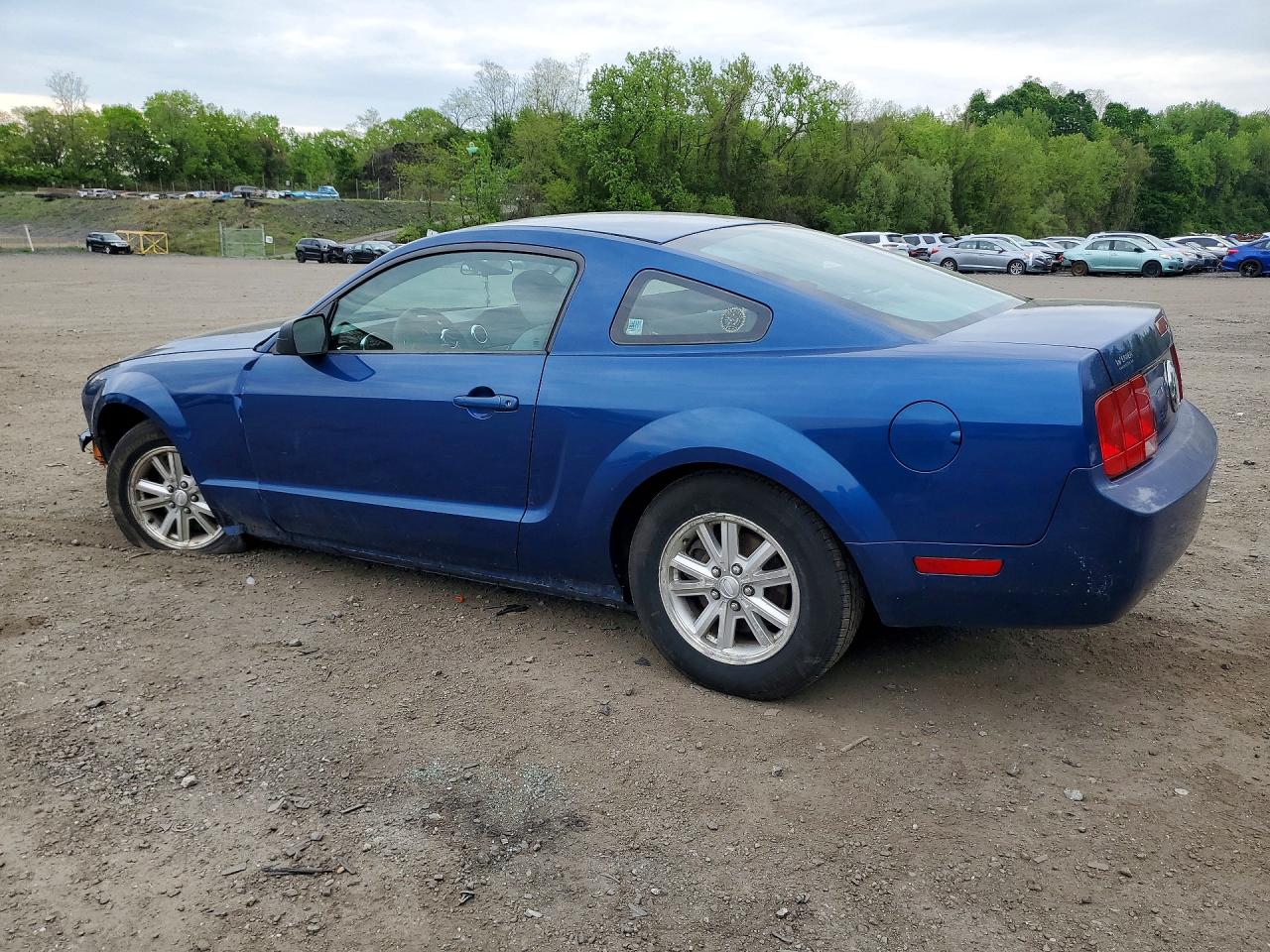 2008 Ford Mustang Blue vin: 1ZVHT80NX85114748