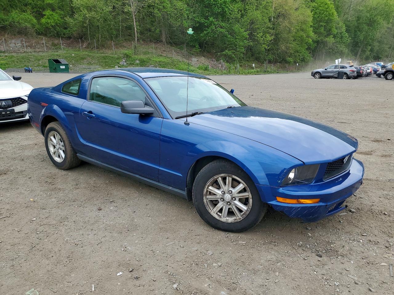 2008 Ford Mustang Blue vin: 1ZVHT80NX85114748