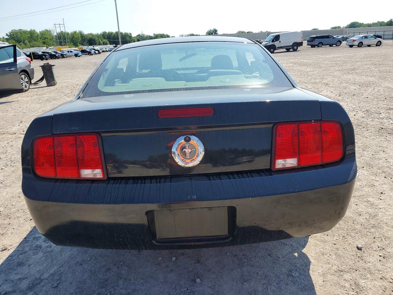 2008 Ford Mustang Black vin: 1ZVHT80NX85136149