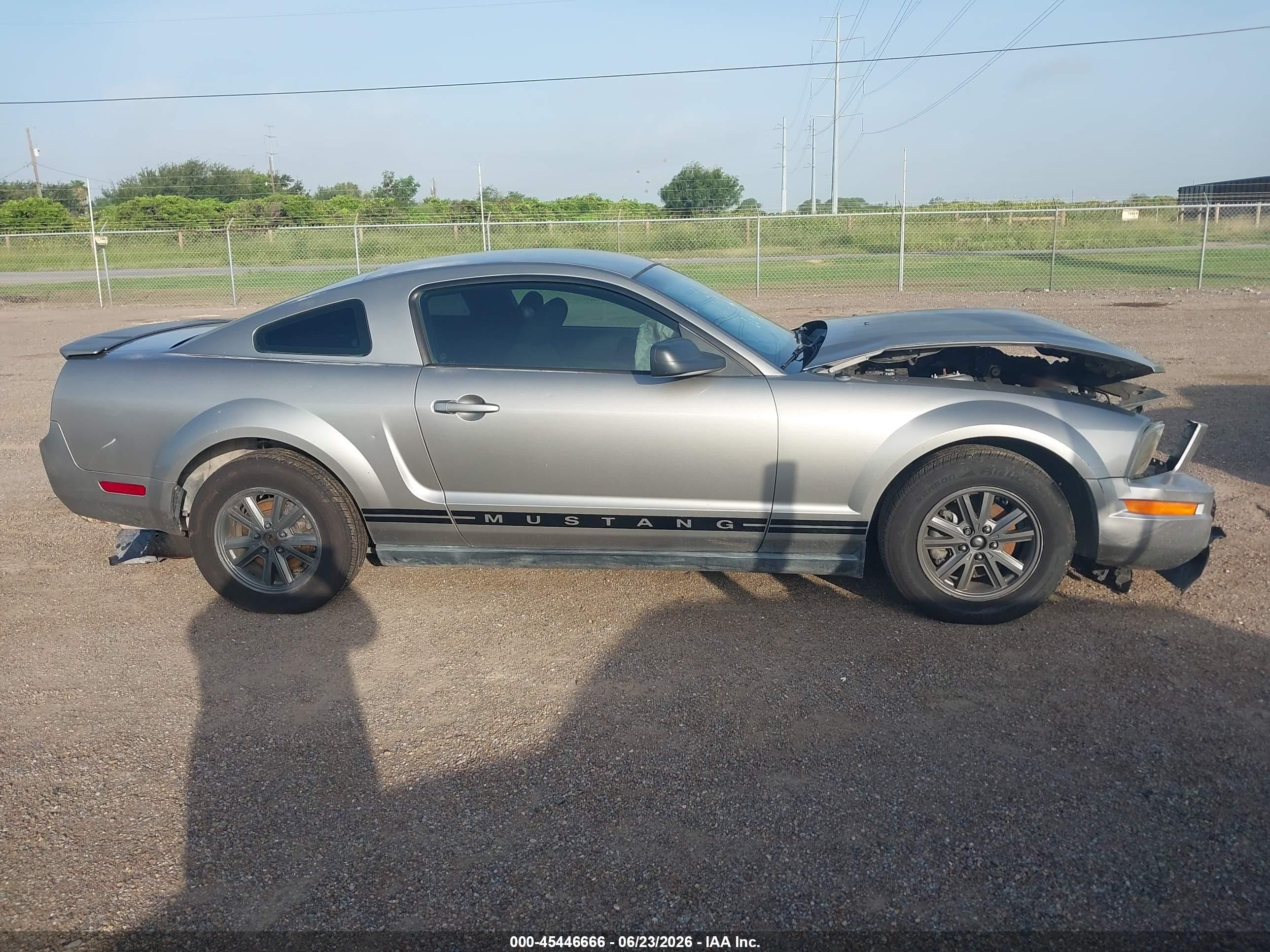 2008 Ford Mustang V6 Deluxe/v6 Premium Silver vin: 1ZVHT80NX85150861