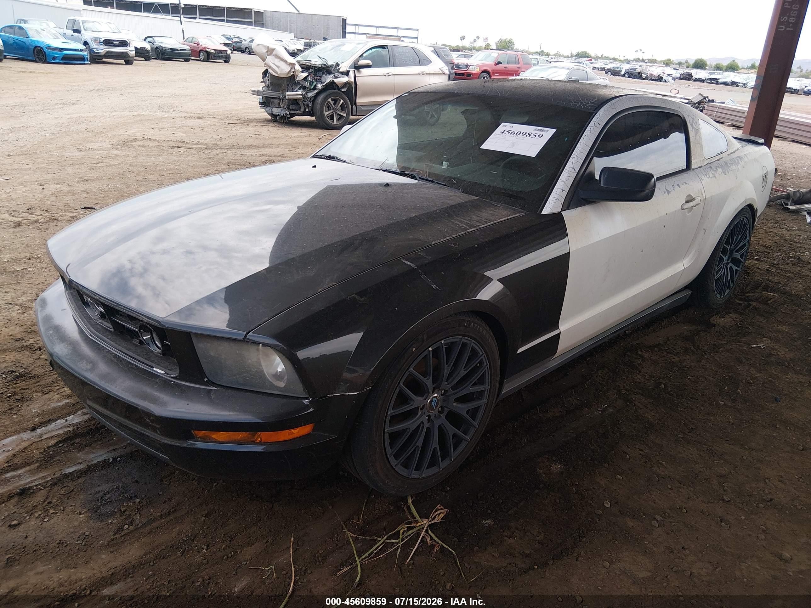 2008 Ford Mustang V6 Deluxe/v6 Premium Gray vin: 1ZVHT80NX85168275