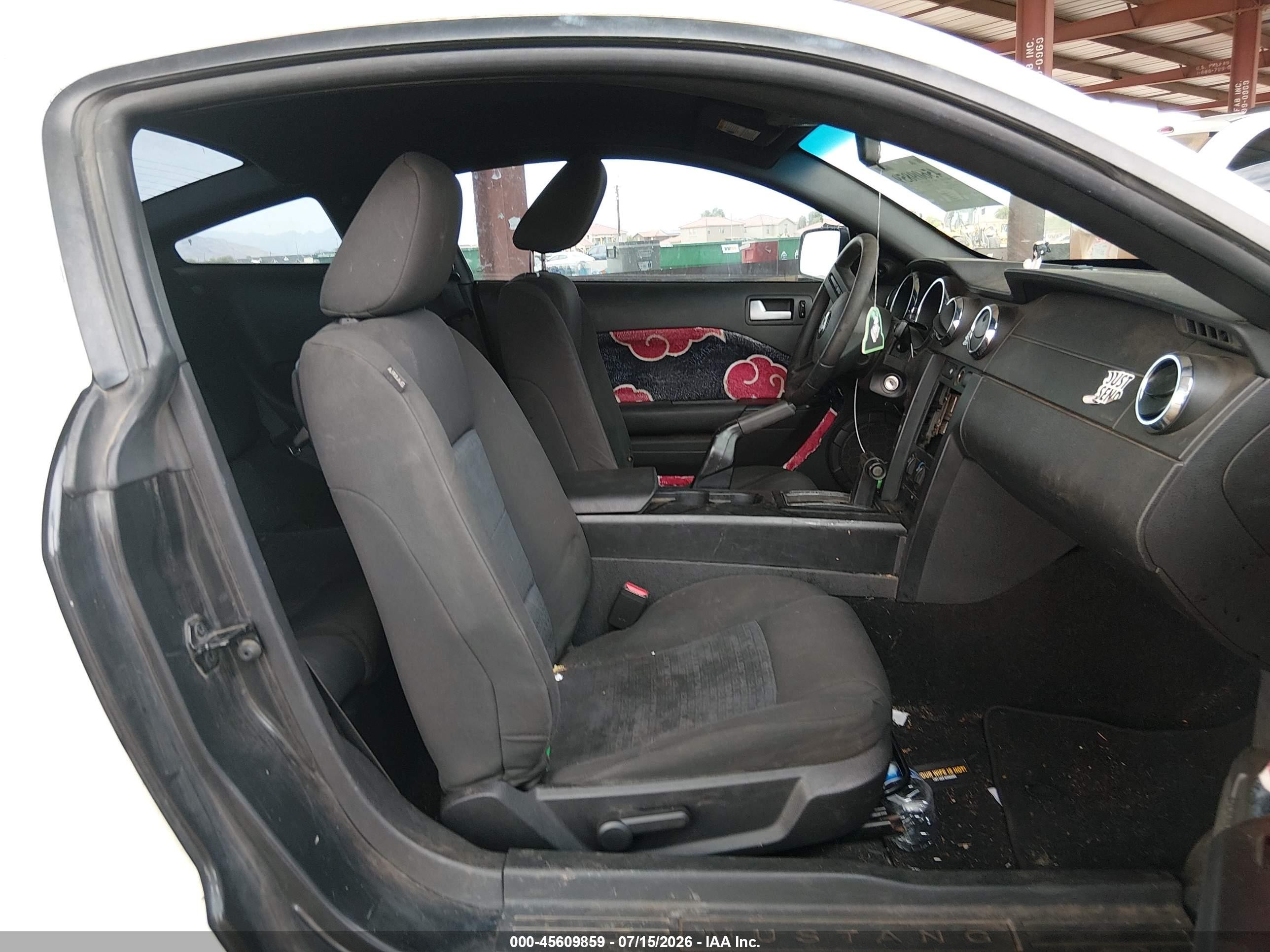 2008 Ford Mustang V6 Deluxe/v6 Premium Gray vin: 1ZVHT80NX85168275