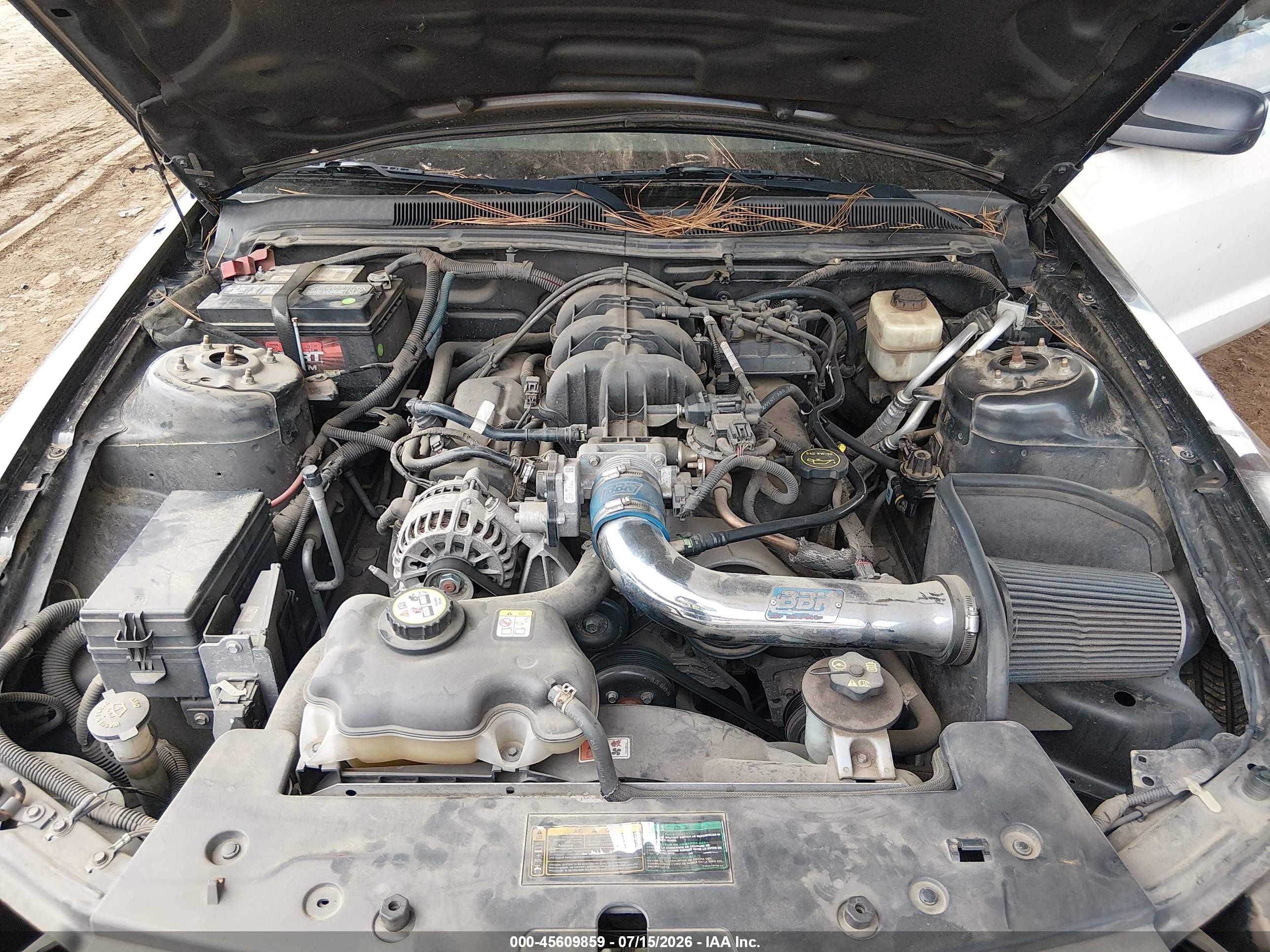 2008 Ford Mustang V6 Deluxe/v6 Premium Gray vin: 1ZVHT80NX85168275