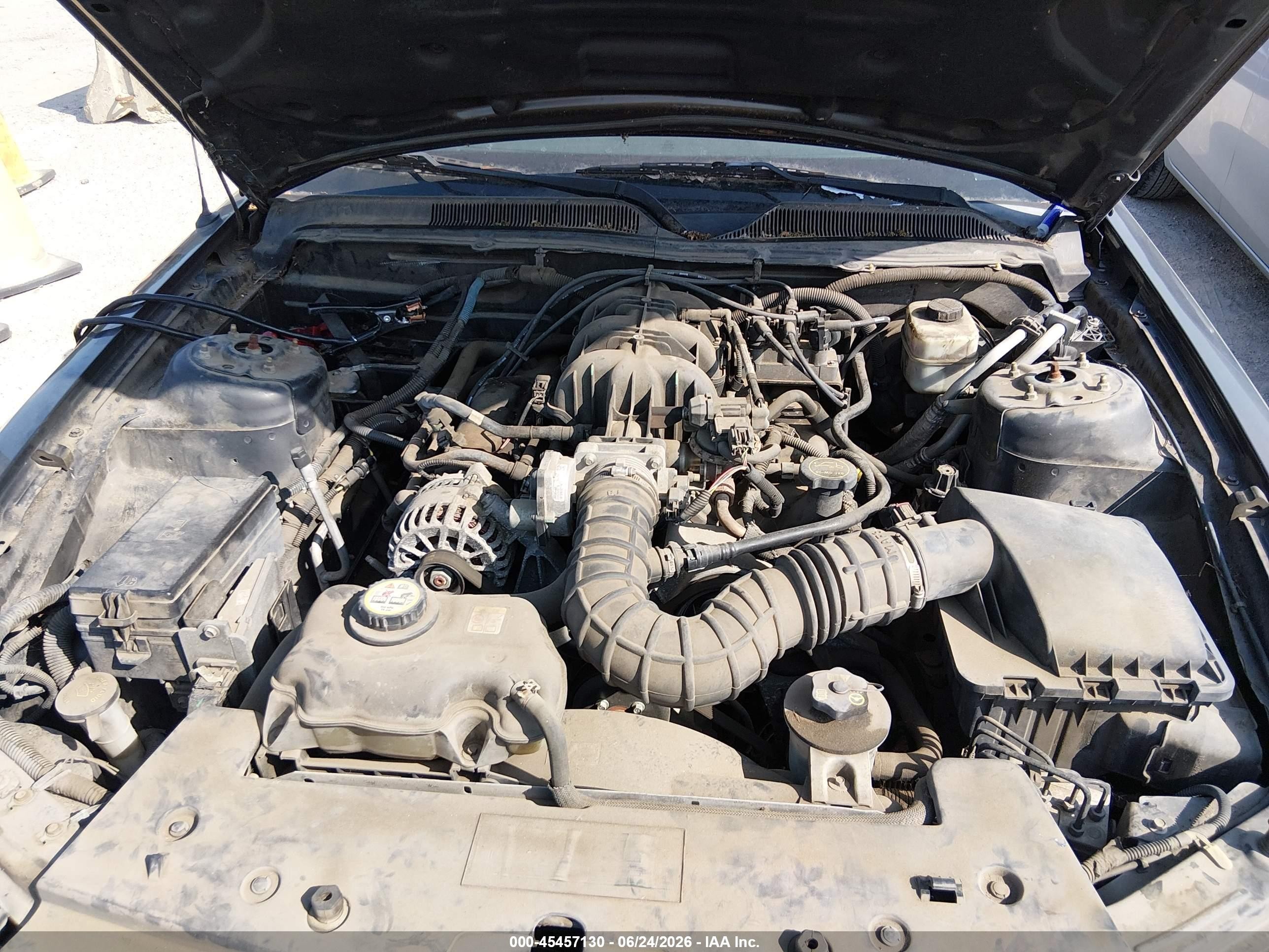 2008 Ford Mustang V6 Deluxe/v6 Premium Серый vin: 1ZVHT80NX85174979