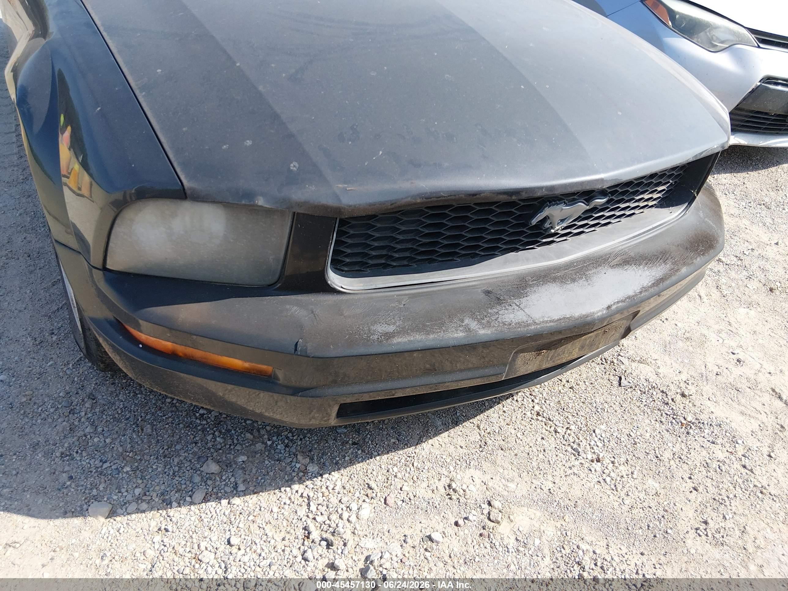 2008 Ford Mustang V6 Deluxe/v6 Premium Серый vin: 1ZVHT80NX85174979