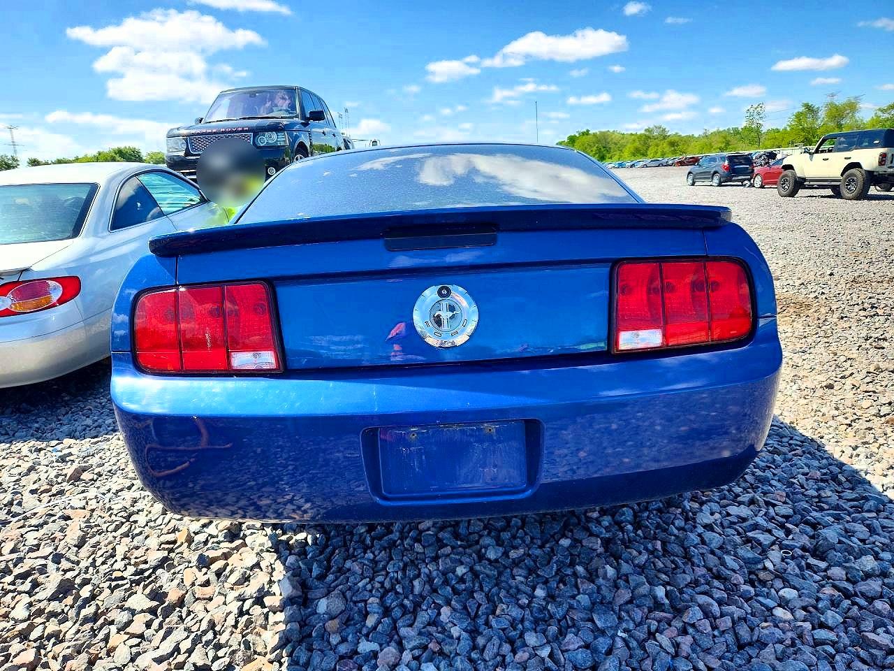 2008 Ford Mustang Blue vin: 1ZVHT80NX85191071