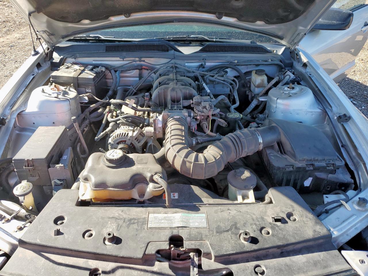 2009 Ford Mustang Серебряный vin: 1ZVHT80NX95101435