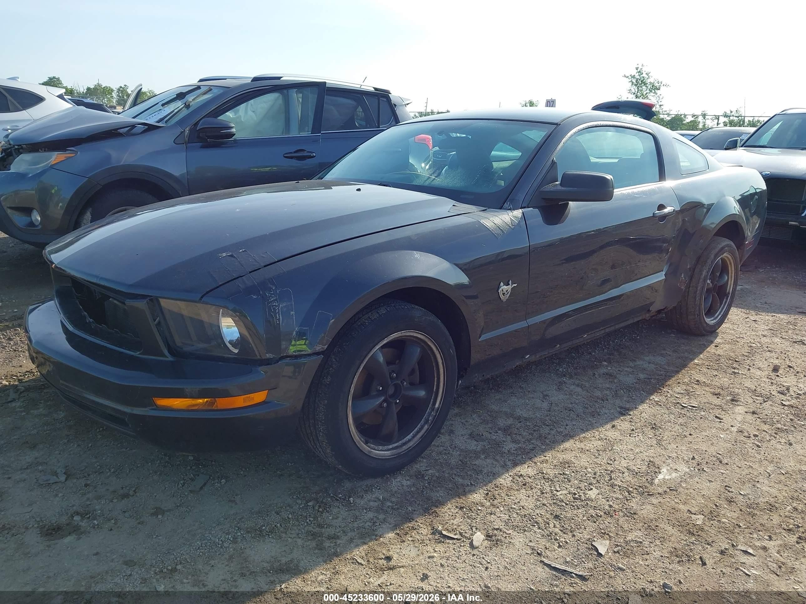 2009 Ford Mustang V6/v6 Premium Gray vin: 1ZVHT80NX95106442