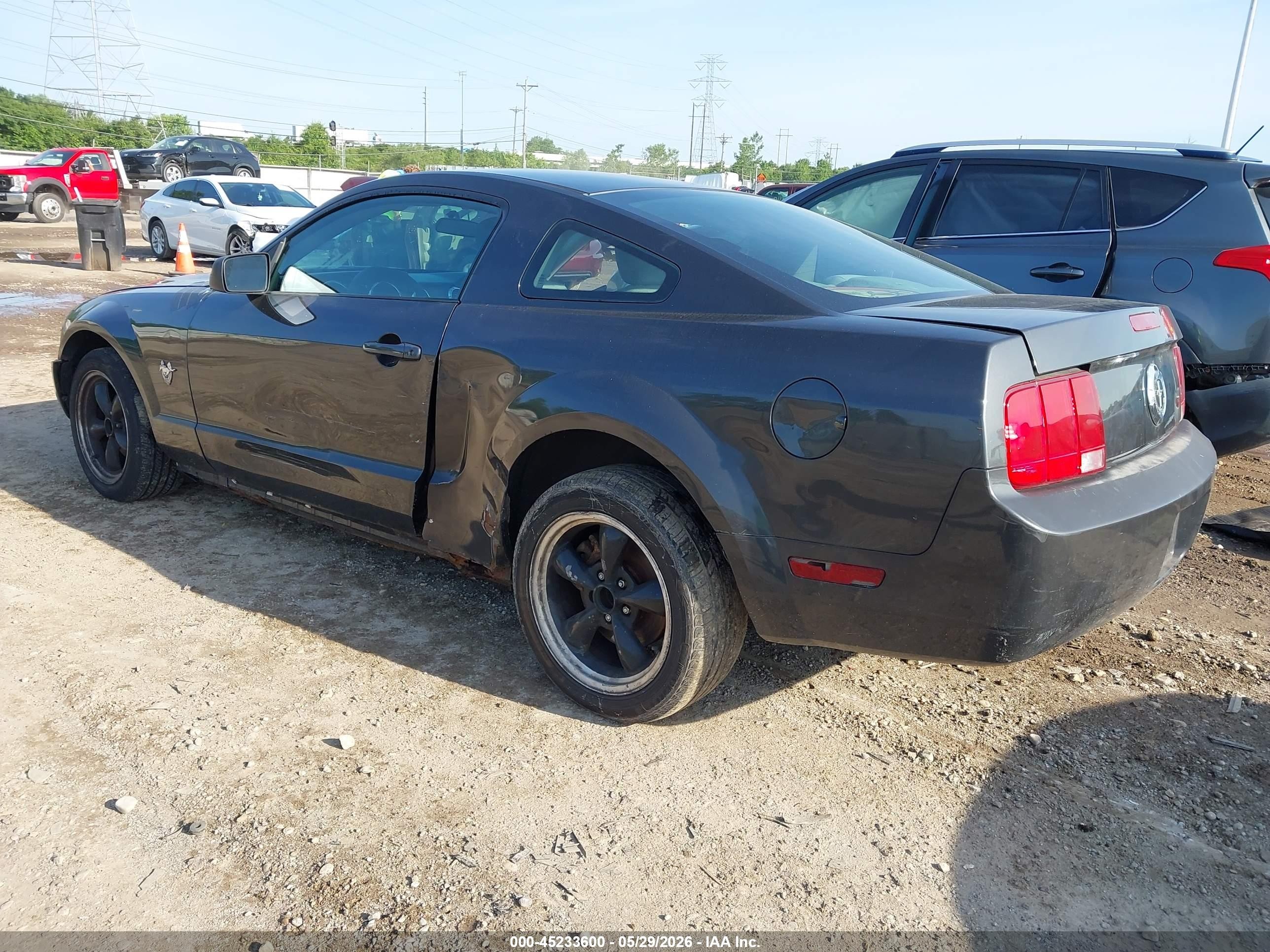 2009 Ford Mustang V6/v6 Premium Gray vin: 1ZVHT80NX95106442