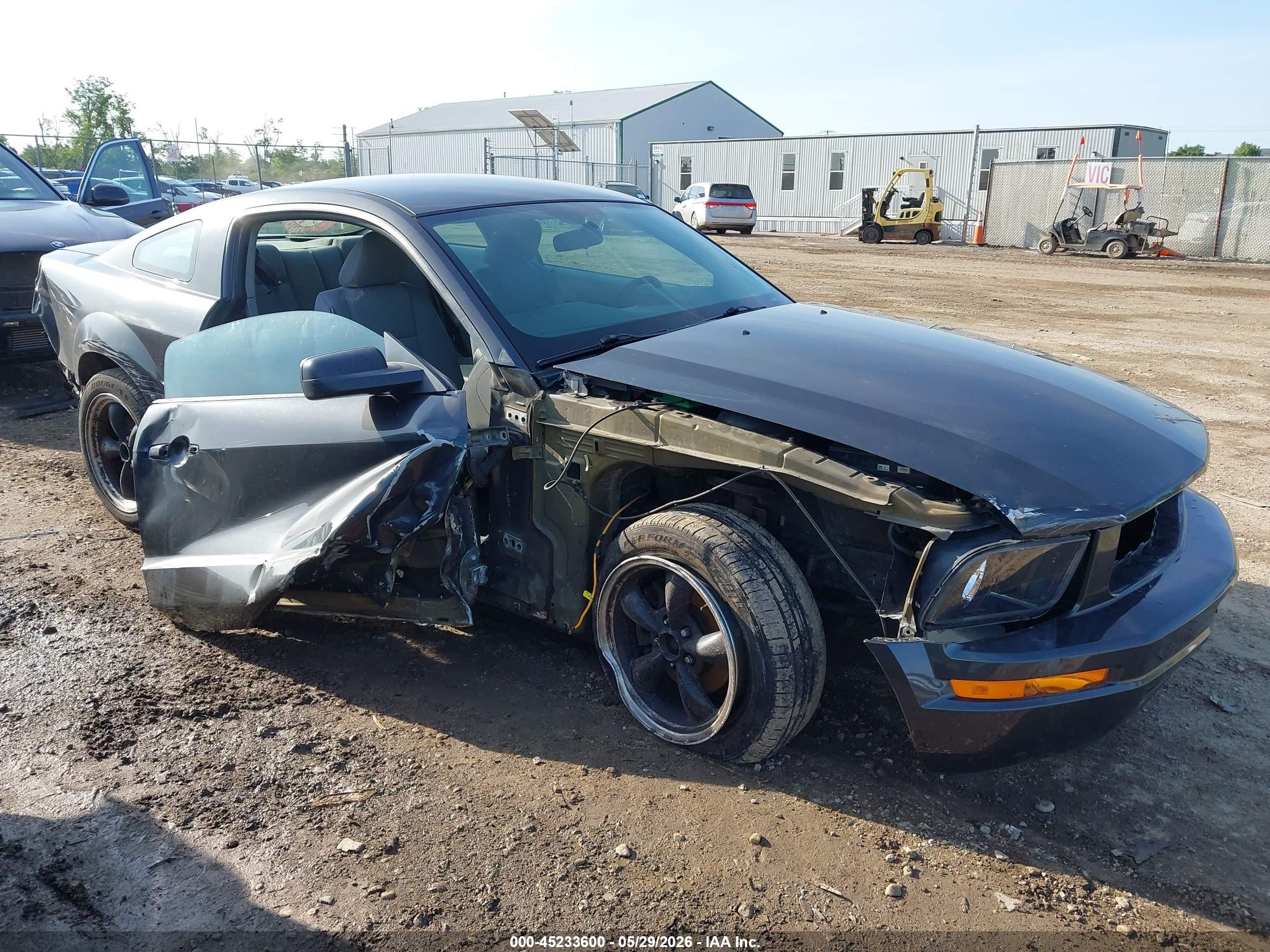 2009 Ford Mustang V6/v6 Premium Серый vin: 1ZVHT80NX95106442