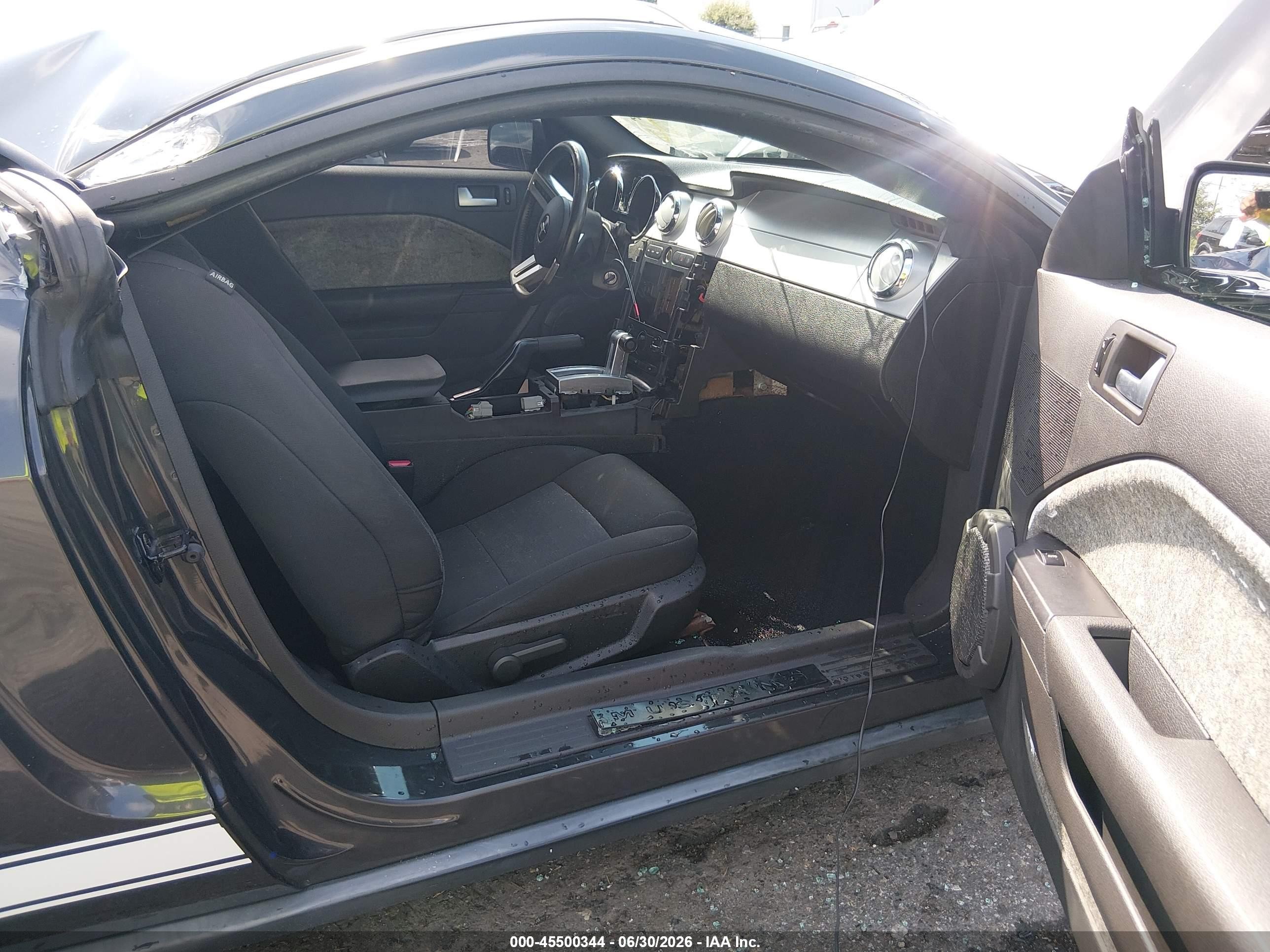 2009 Ford Mustang V6/v6 Premium Gray vin: 1ZVHT80NX95119126