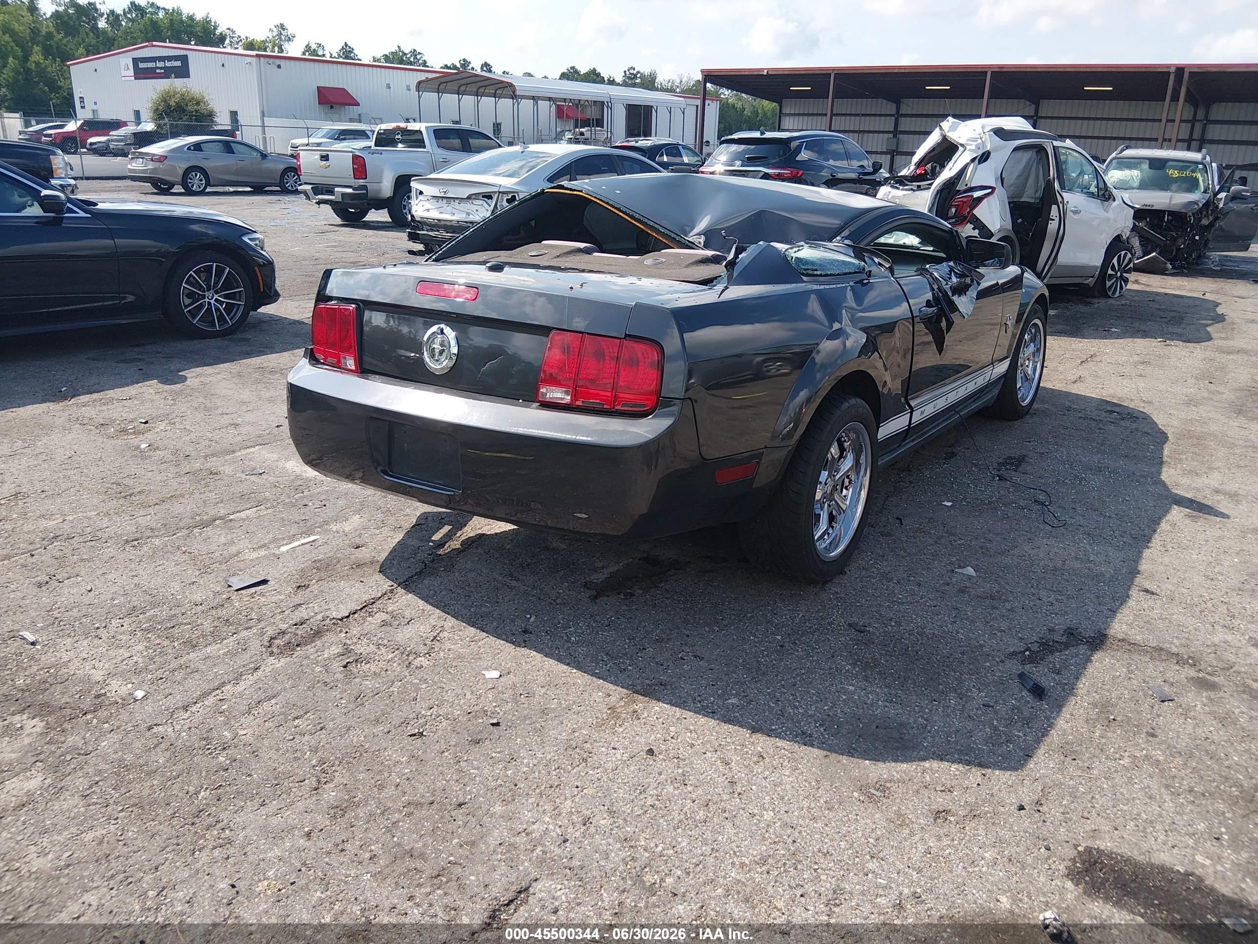 2009 Ford Mustang V6/v6 Premium Gray vin: 1ZVHT80NX95119126