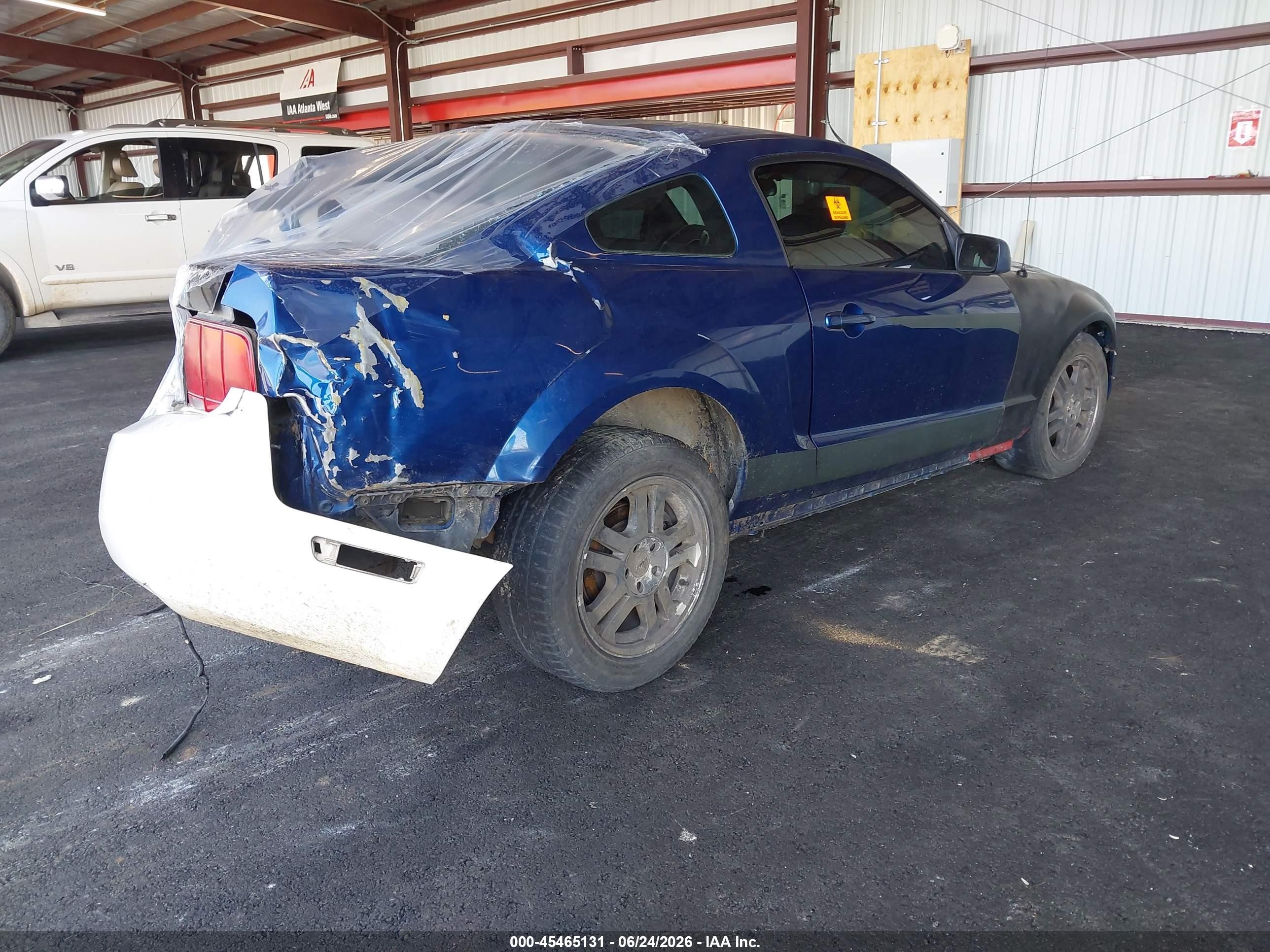 2006 Ford Mustang Gt Blue vin: 1ZVHT82H065112804