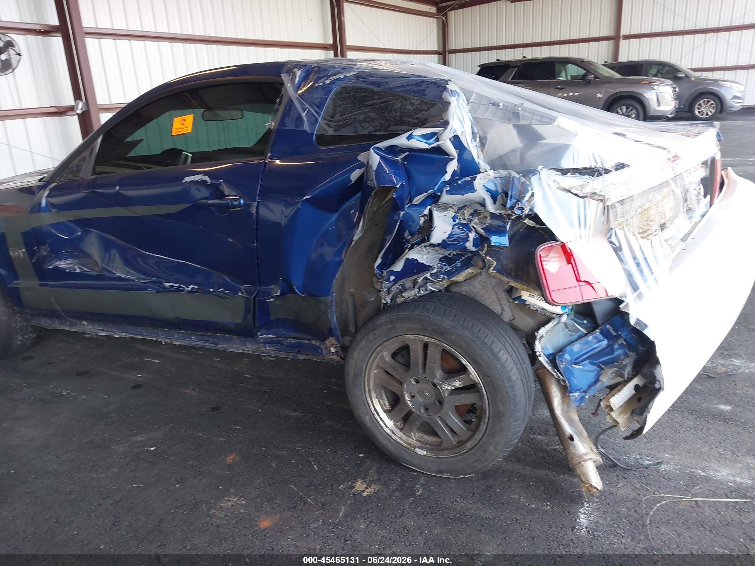 2006 Ford Mustang Gt Blue vin: 1ZVHT82H065112804