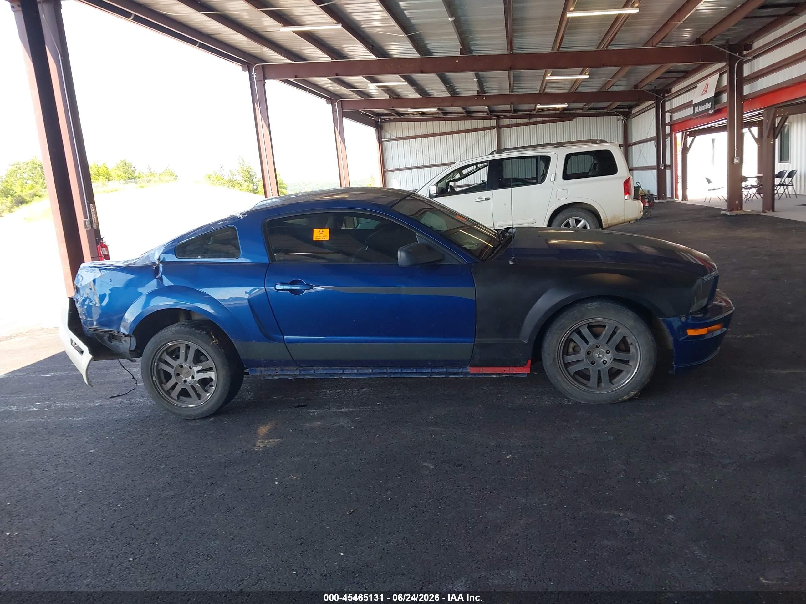 2006 Ford Mustang Gt Blue vin: 1ZVHT82H065112804