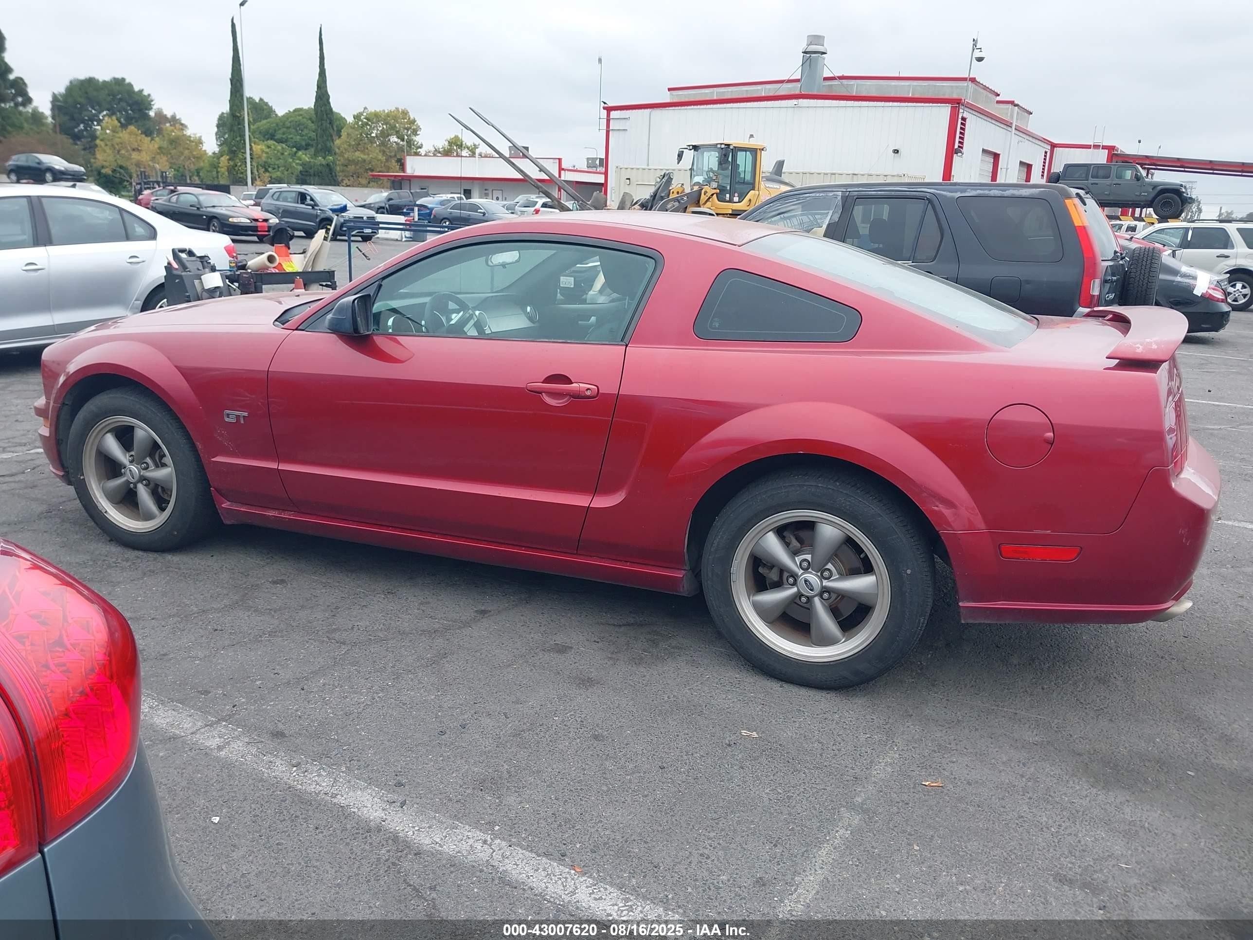 2006 Ford Mustang Gt Красный vin: 1ZVHT82H065161288