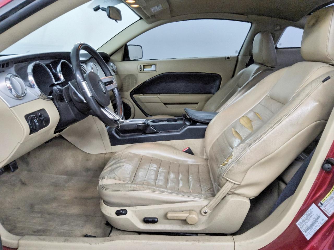 2006 Ford Mustang Gt Red vin: 1ZVHT82H065168788
