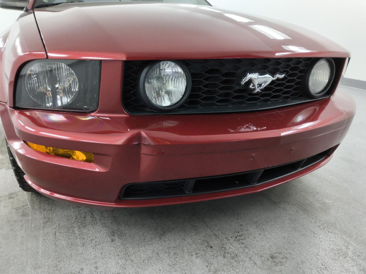 2006 Ford Mustang Gt Red vin: 1ZVHT82H065168788 Damage: Front Bumper Reinforcement, Broken, Replacement Required